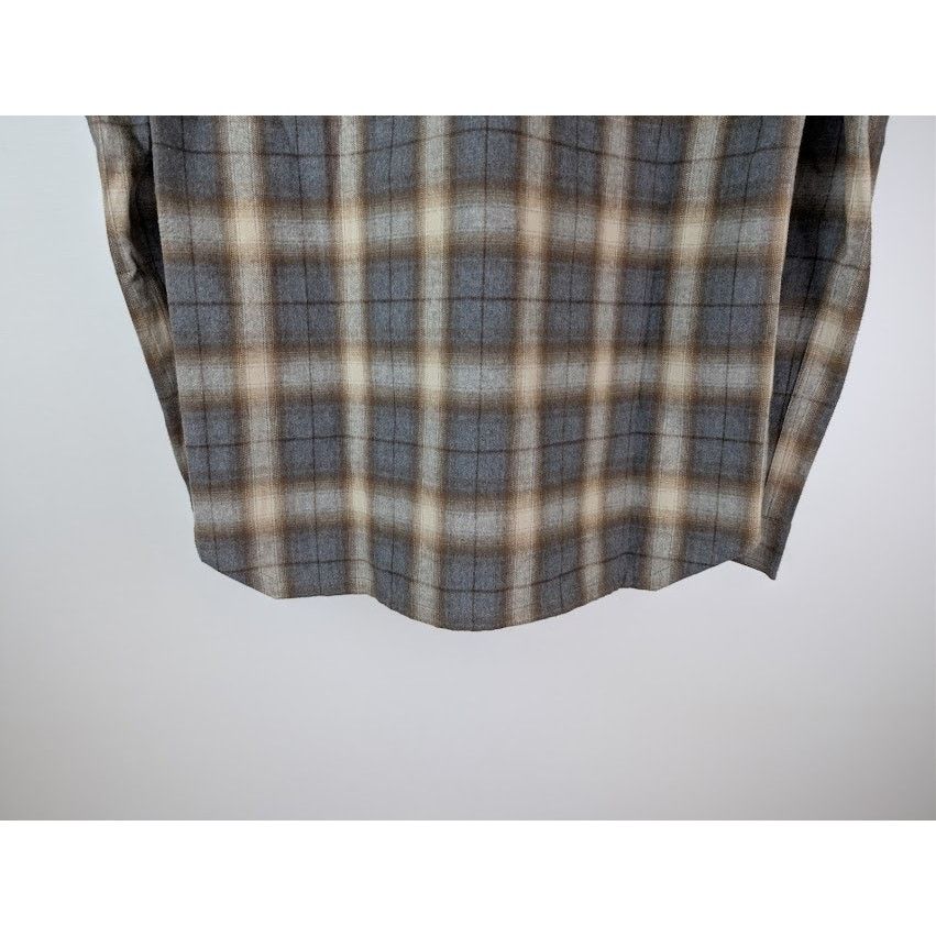 Rick Owens o1rshd1 Plaid Cotton Outershirt in Grey Size US M / EU 48-50 / 2 - 14 Thumbnail