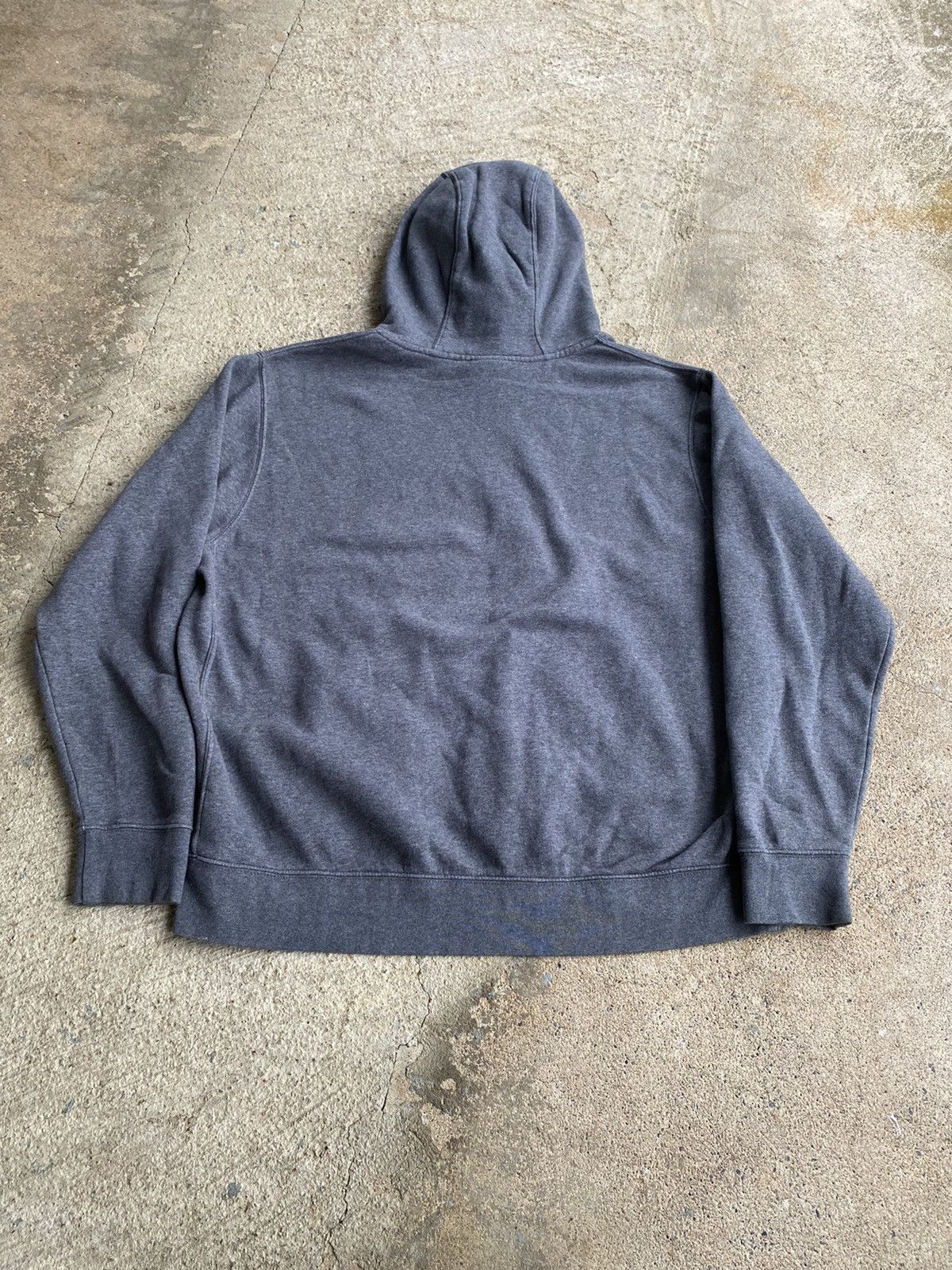 Nike × Vintage Vintage Y2K Nike Grey Hoodie Sweatshirt Size US XL / EU 56 / 4 - 5 Thumbnail
