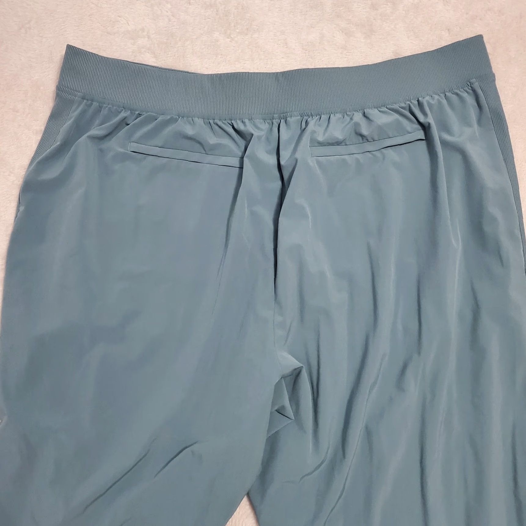 Athleta VINTAGE Athleta Brooklyn Mid Rise Ankle Pant Women Plus 22 Green Pull On Pockets Active Size 40" / US 18 - 7 Thumbnail