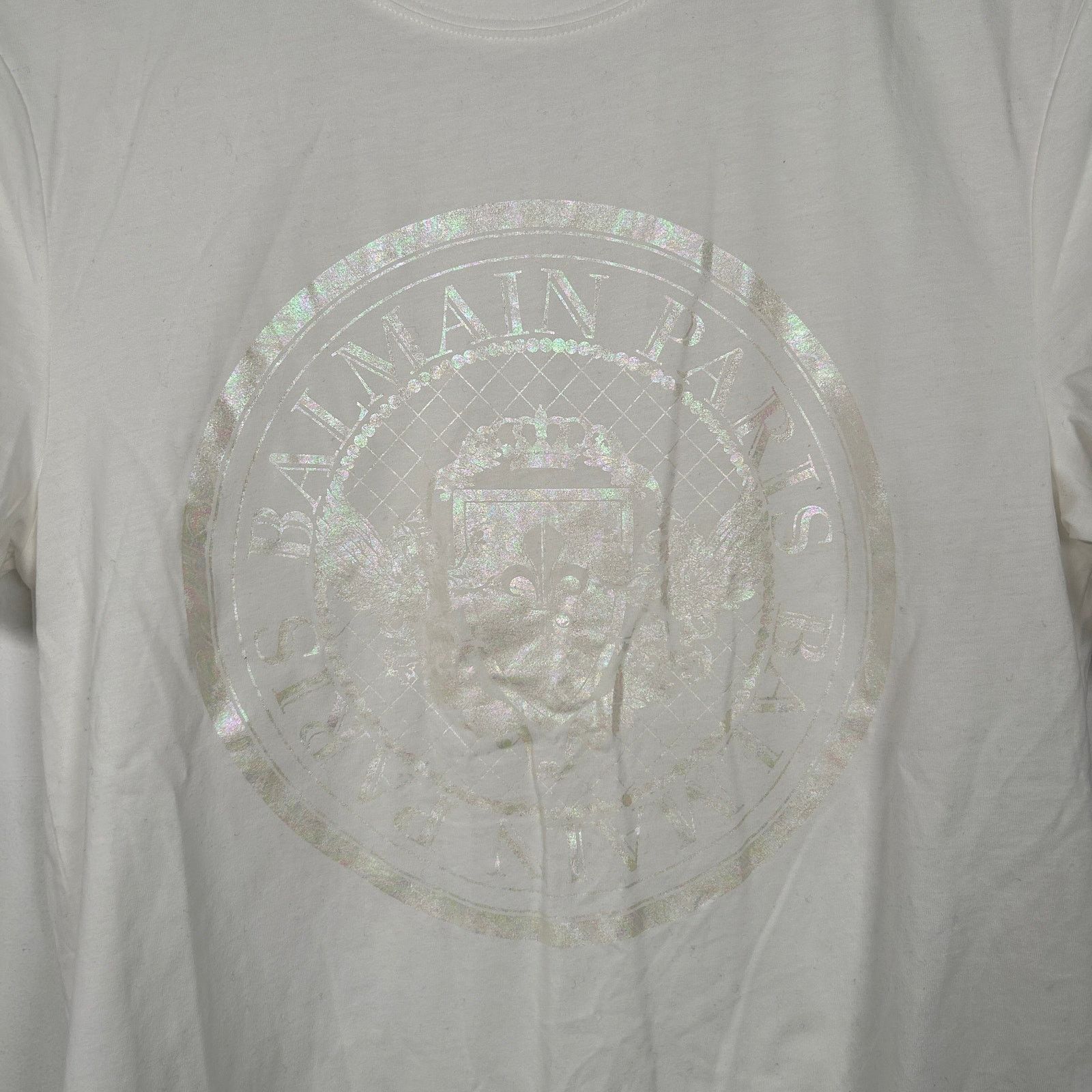 Balmain Balmain Iridescent Graphic T-Shirt Size S Size US S / EU 44-46 / 1 - 2 Thumbnail