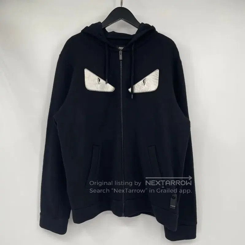 Fendi Fendi Black Wool Long Sleeve Coat . Size US L / EU 52-54 / 3 - 1 Thumbnail