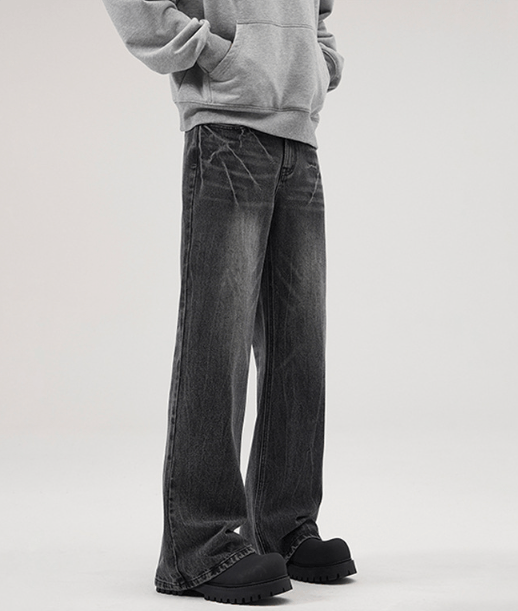 Japanese Brand × Vintage Retro high street American style loose flared baggy jeans Size US 32 / EU 48 - 3 Thumbnail