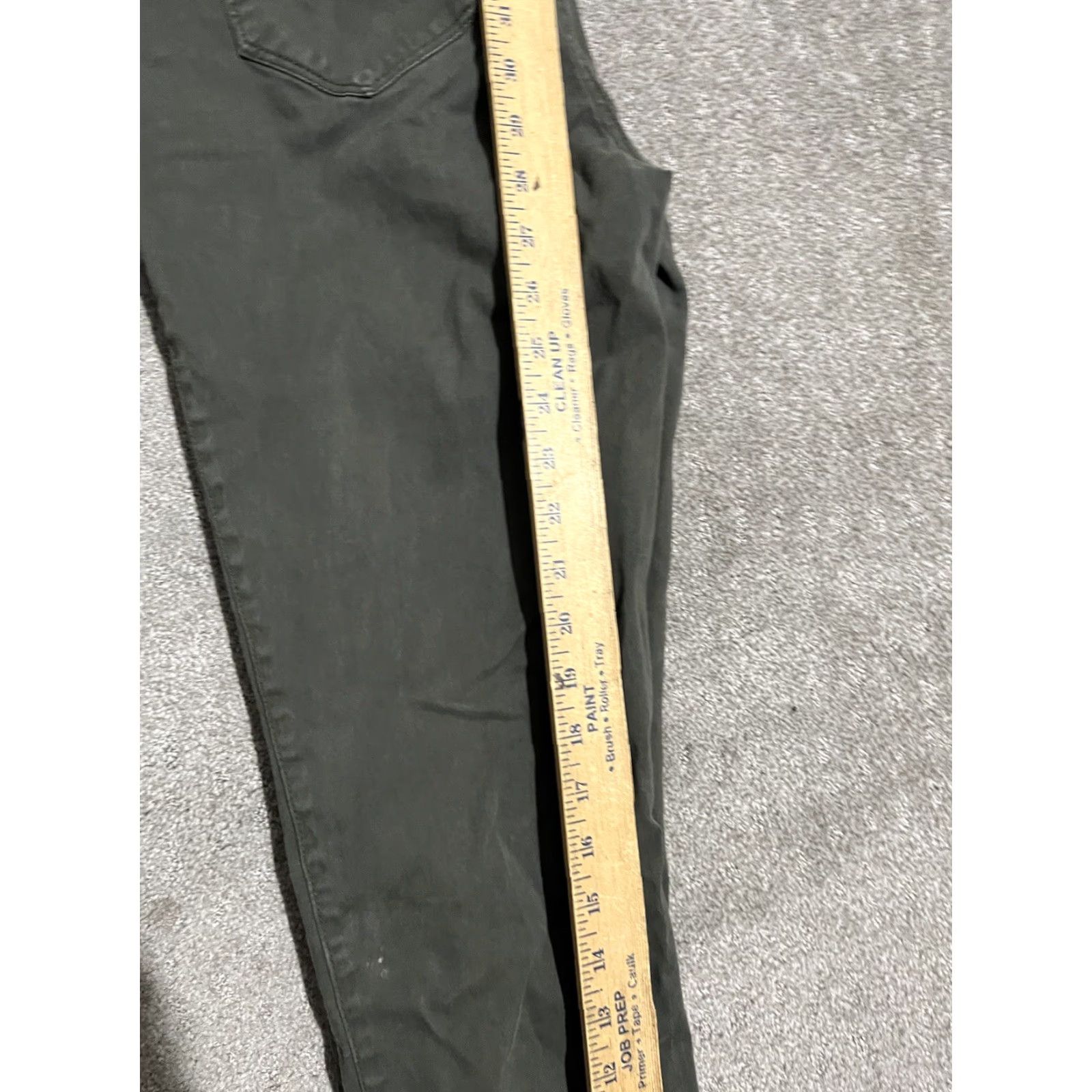Kenneth Cole Kenneth Cole Skinny Jeans Womens Size 10 Mid Rise Stretch Green Size 32" / US 10 / IT 46 - 7 Thumbnail