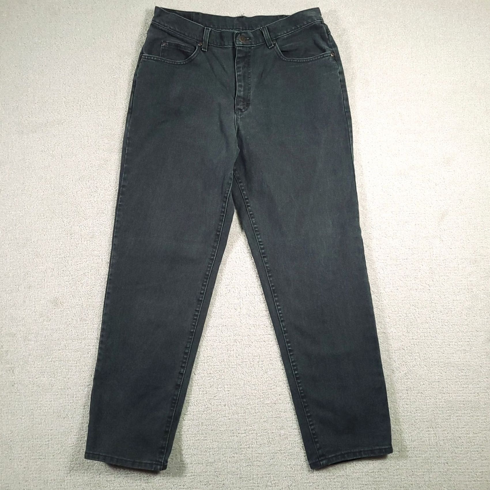 Lee VINTAGE Lee Riders Jeans Women's 36x32 Denim High Rise Green 90s Classic Distressed? Actually Distressed: No Size 25" / US 0 / IT 36 - 2 Thumbnail