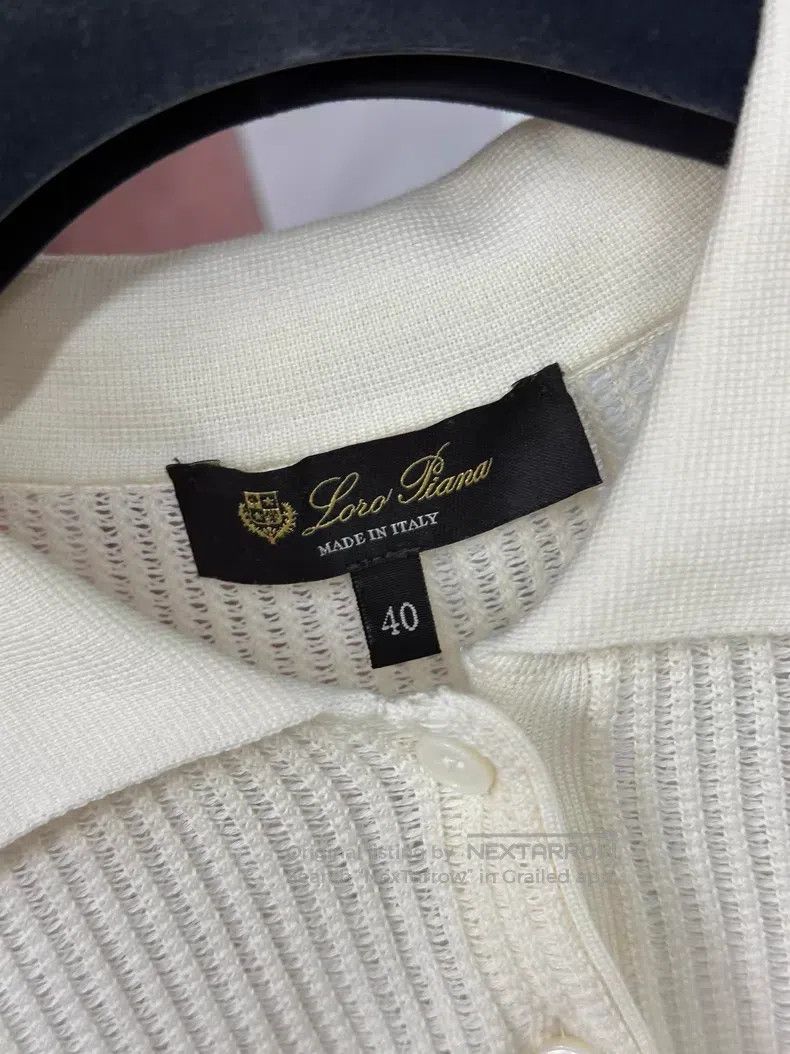 Loro Piana Loro Piana Knitted Short Sleeve Top Size XS / US 0-2 / IT 36-38 - 2 Thumbnail