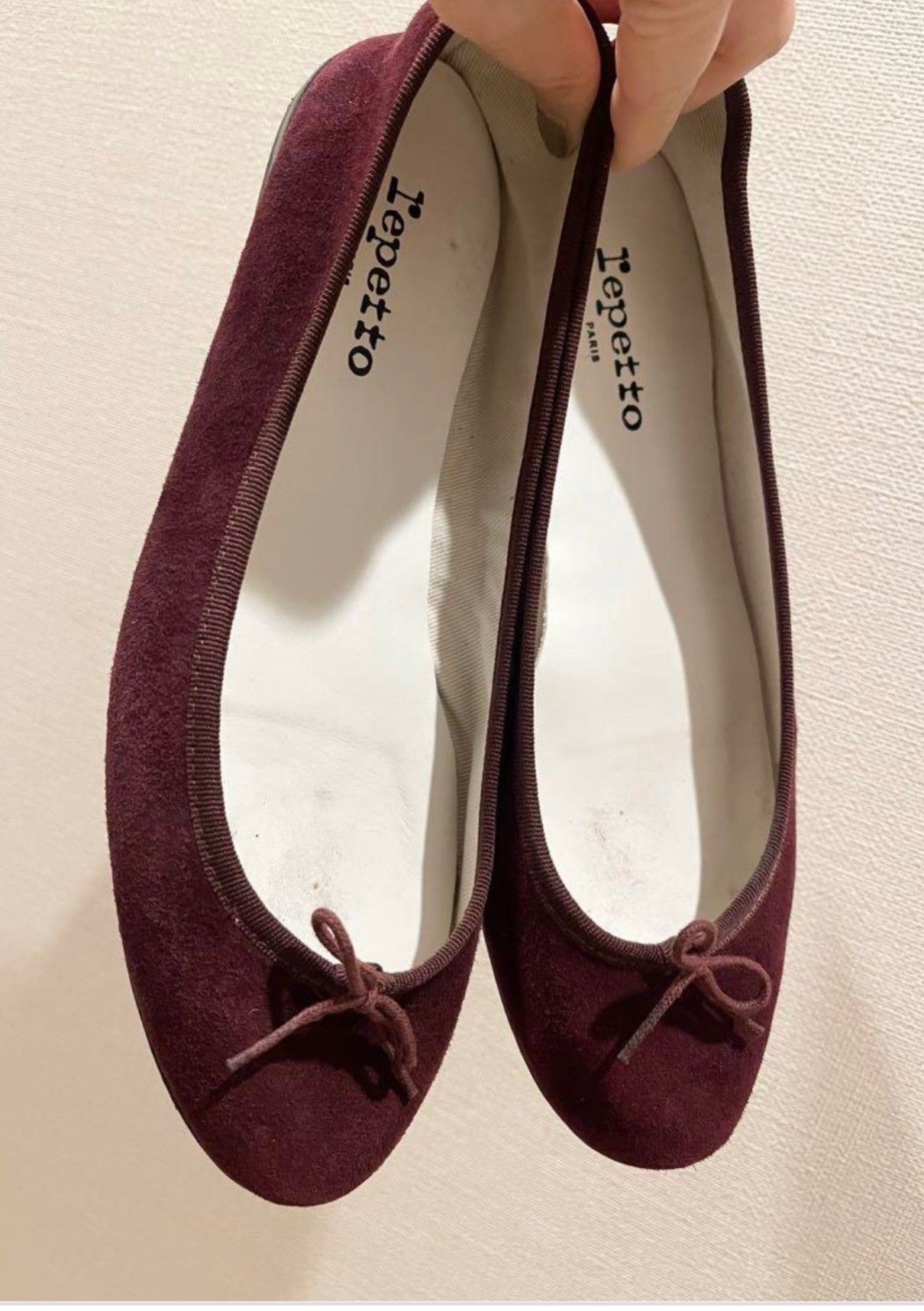 Repetto Repetto Cendrillon Burgundy Ballet Flats Size US 10 / IT 40 - 1 Thumbnail