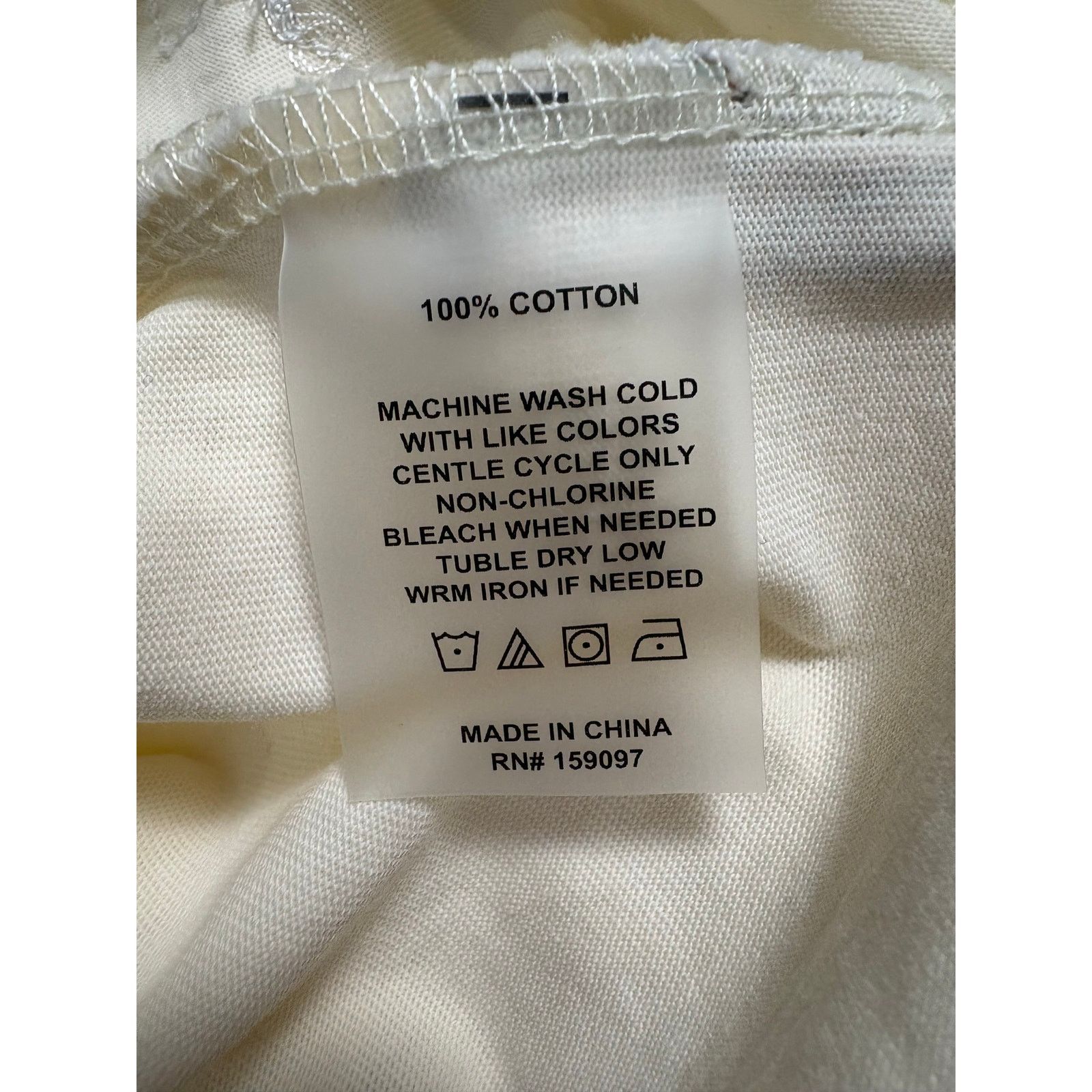 Other NWT Men’s Medium Vicious Tshirt in Off White. 100% cotton. Size US M / EU 48-50 / 2 - 6 Thumbnail