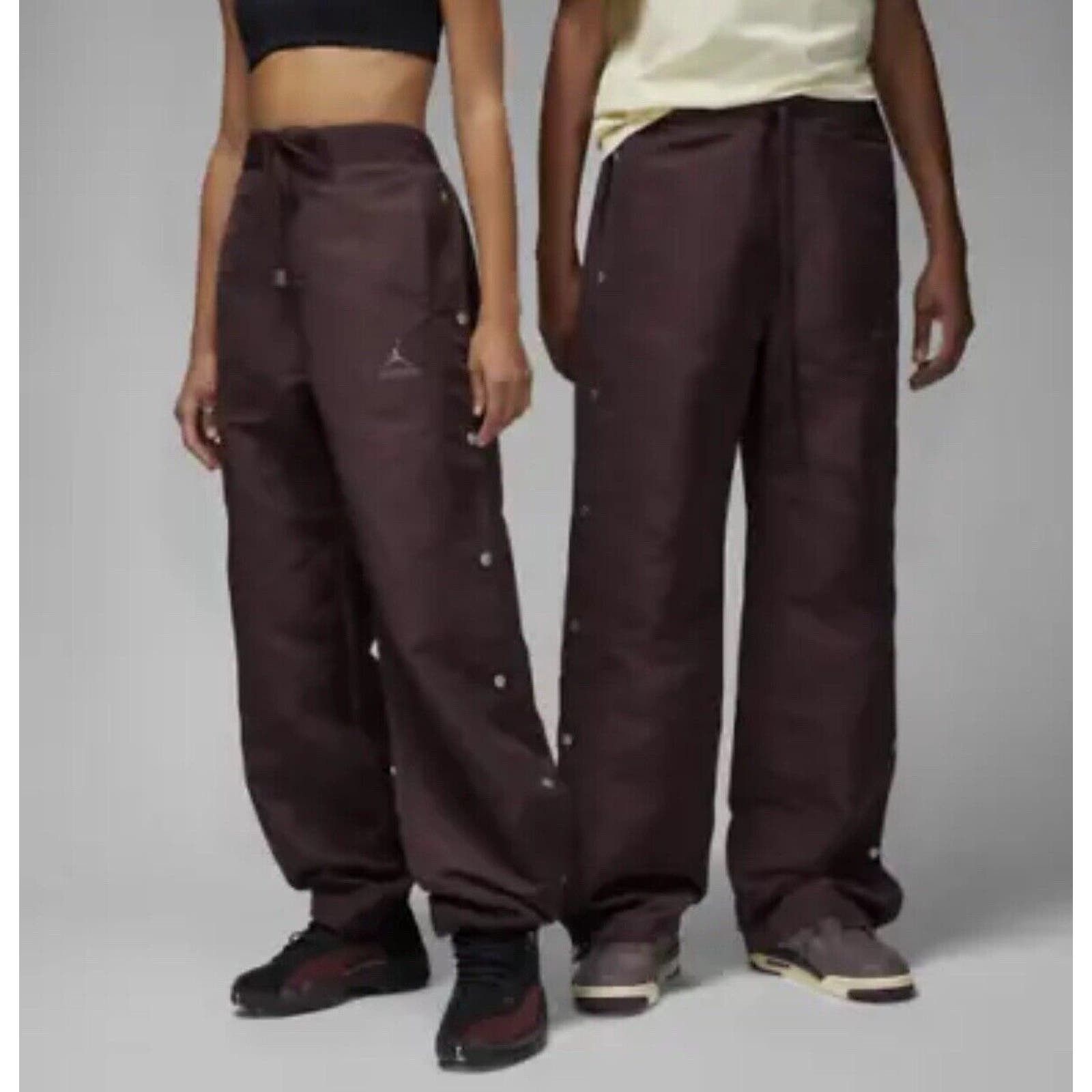 image of New Jordan X A Ma Maniere Pants Maroon Dv7458-263 Loose Fit in Brown, Men's (Size 32)