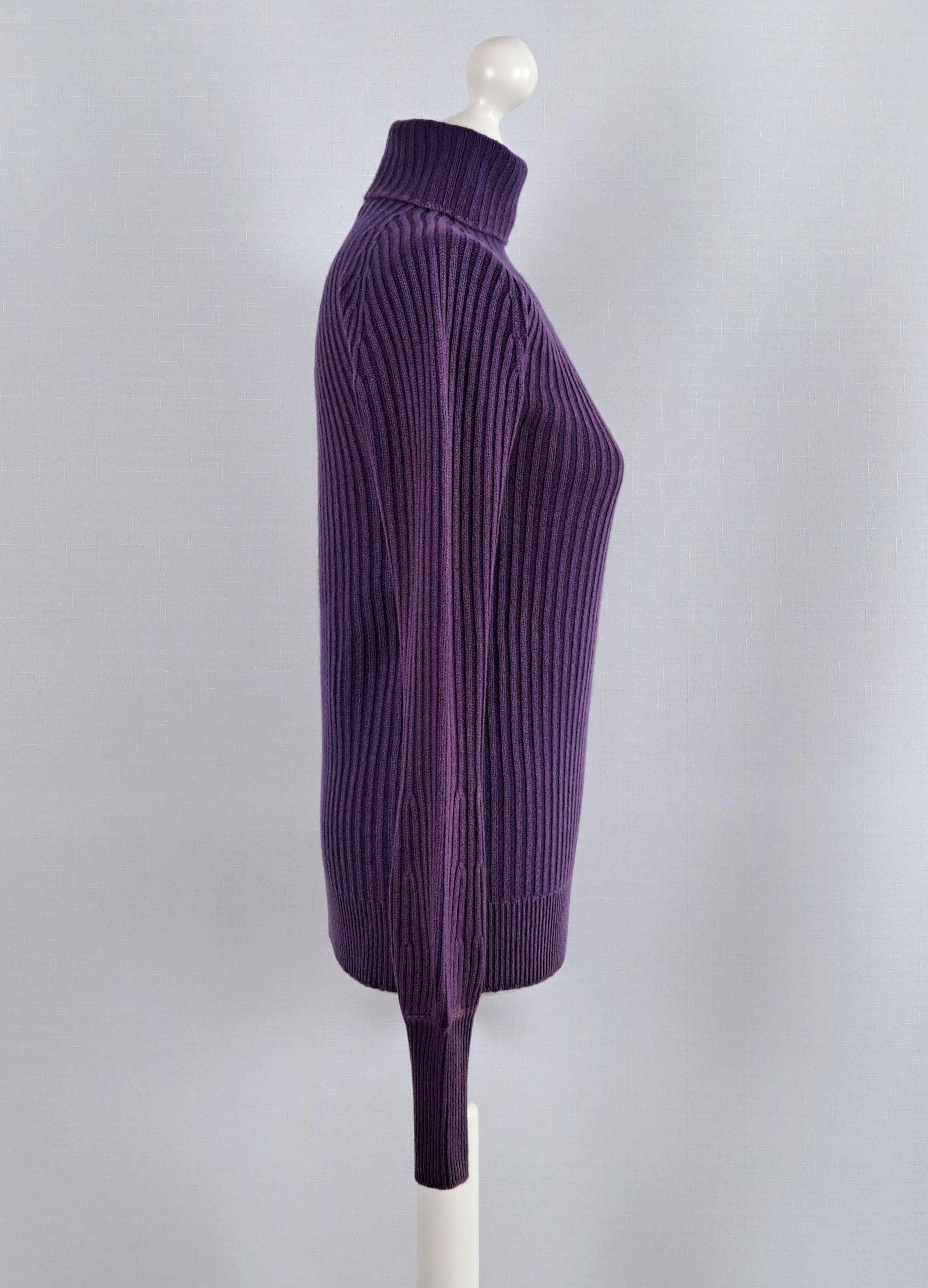 Gucci GUCCI aging effect cashmere turtleneck. Size S Size S / US 4 / IT 40 - 2 Thumbnail