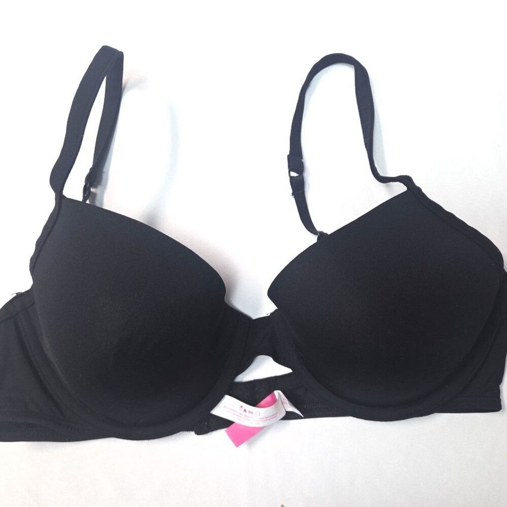 Victoria's Secret Victoria Secret -black T-shirt-Bra light lined wire 36D sexy Size ONE SIZE - 1 Thumbnail