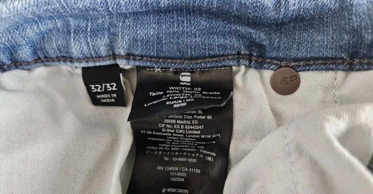 G-Star Mens G Star Raw Jeans 32 X 32 Lancet Skinny Denim Pre-owned Size US 32 / EU 48 - 4 Thumbnail