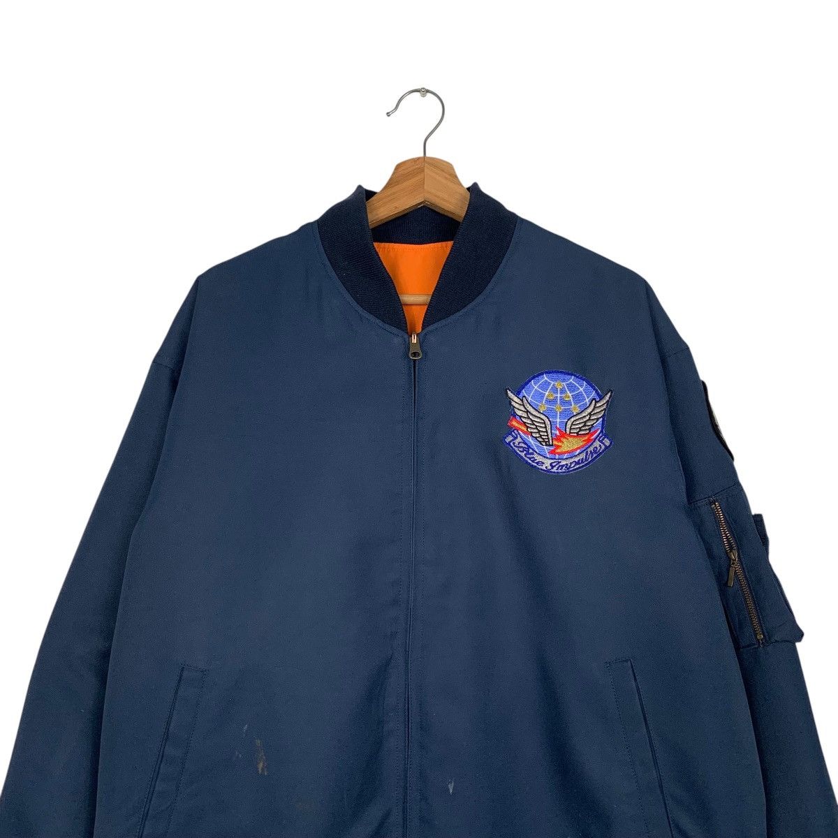 Japanese Brand BLUE IMPULSE DOLPHIN RIDER Reversible Jacket #2042-C88 Size US XL / EU 56 / 4 - 4 Thumbnail