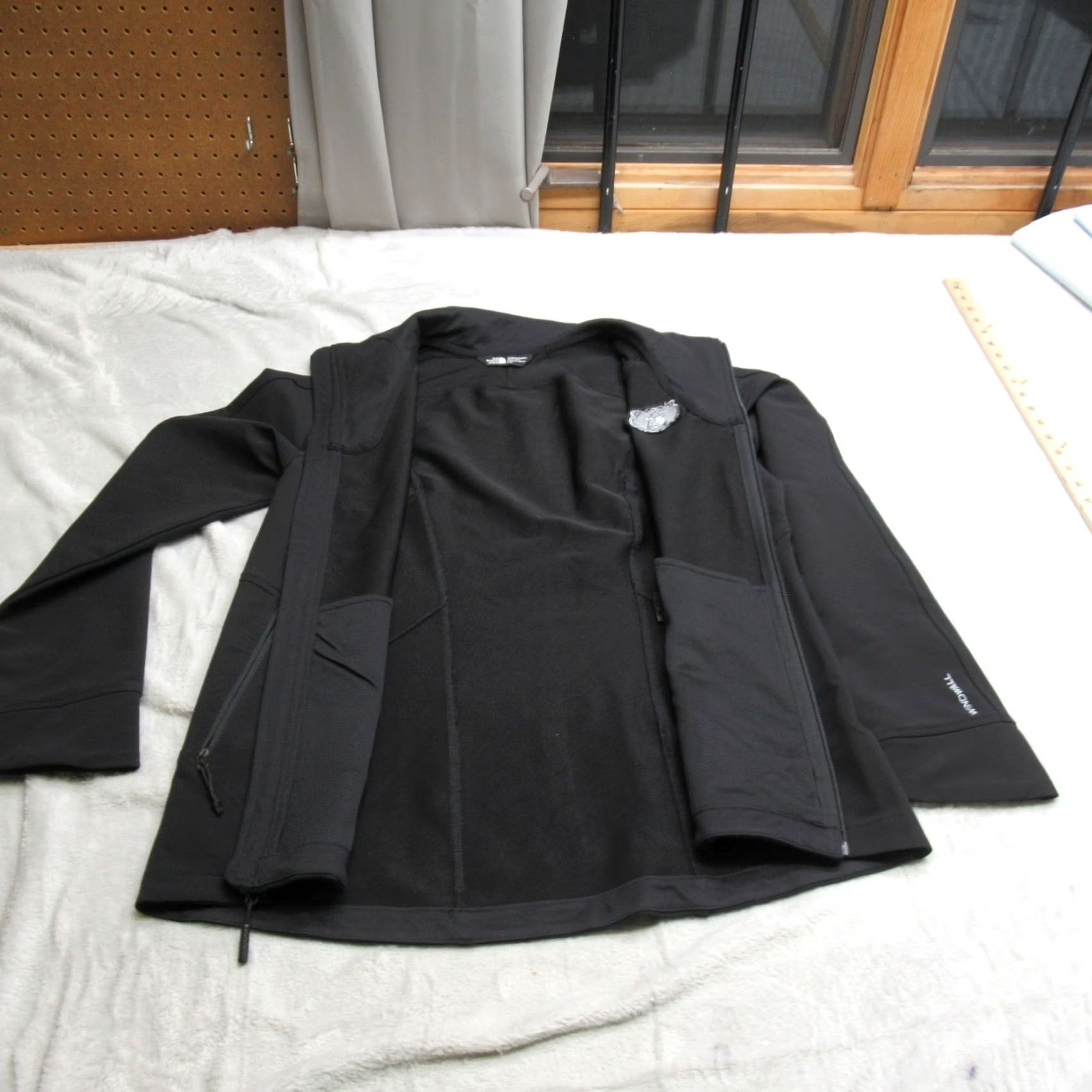 The North Face The North Face Jacket Womens Large Black Windwall Rain Wind Softshell Zip Memphis Size L / US 10 / IT 46 - 2 Thumbnail
