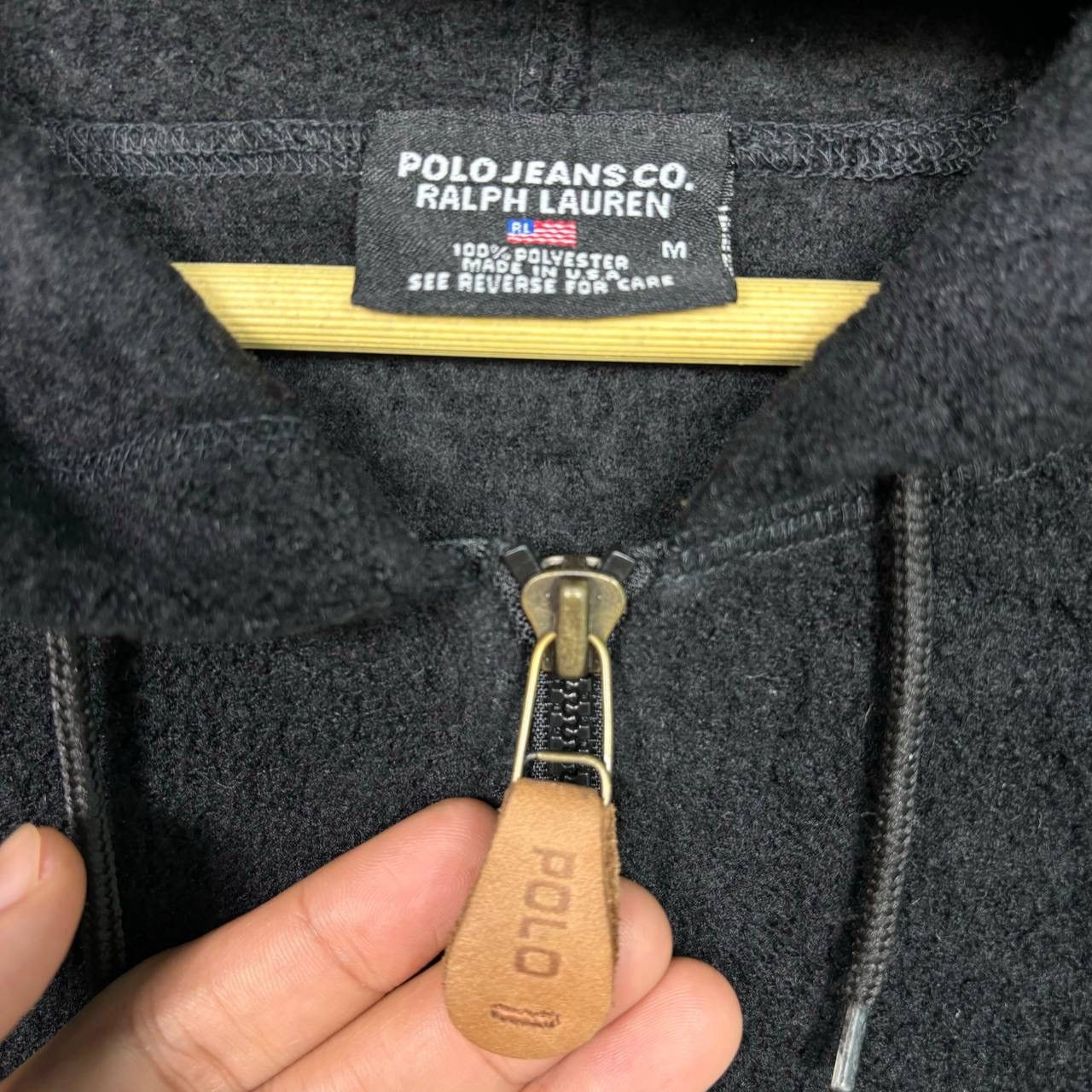 Polo Ralph Lauren VINTAGE 90s POLO JEANS CO RALPH LAUREN SHERPA HOODIE USA Size US M / EU 48-50 / 2 - 7 Thumbnail