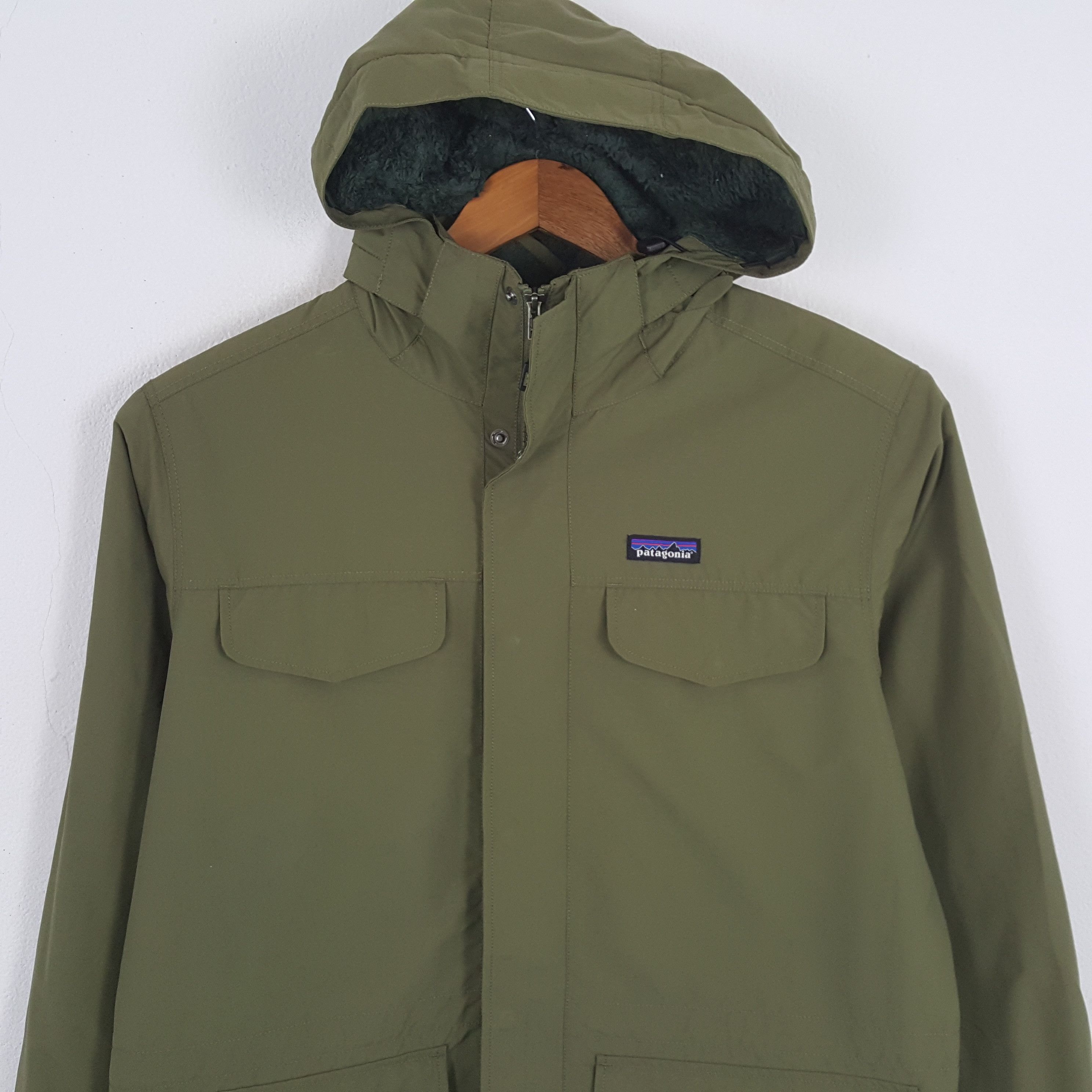 Patagonia × Vintage Vintage PATAGONIA Outdoors Streetwear Hoodie Jacket Size US XL / EU 56 / 4 - 2 Thumbnail
