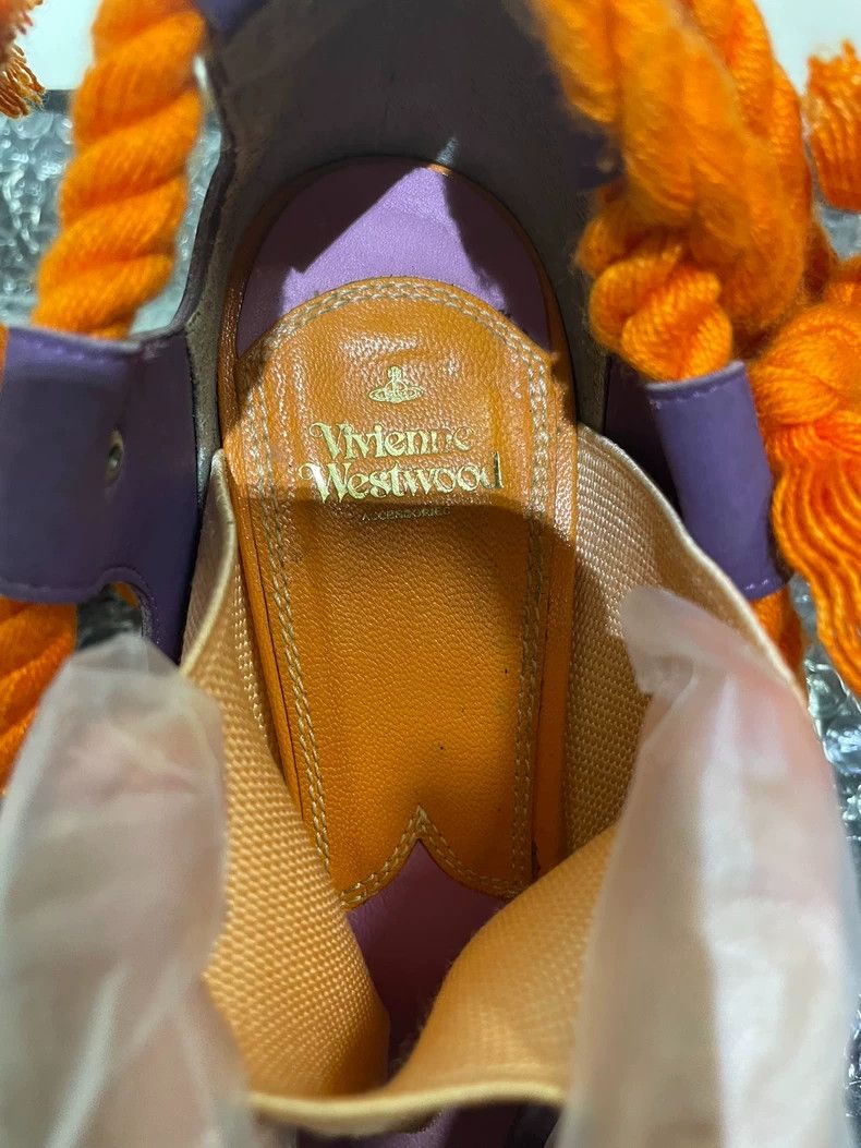 Vivienne Westwood Vivienne Westwood 90s Purple and Orange Suede High Heel Sa Size US 5.5 / IT 35.5 - 3 Thumbnail