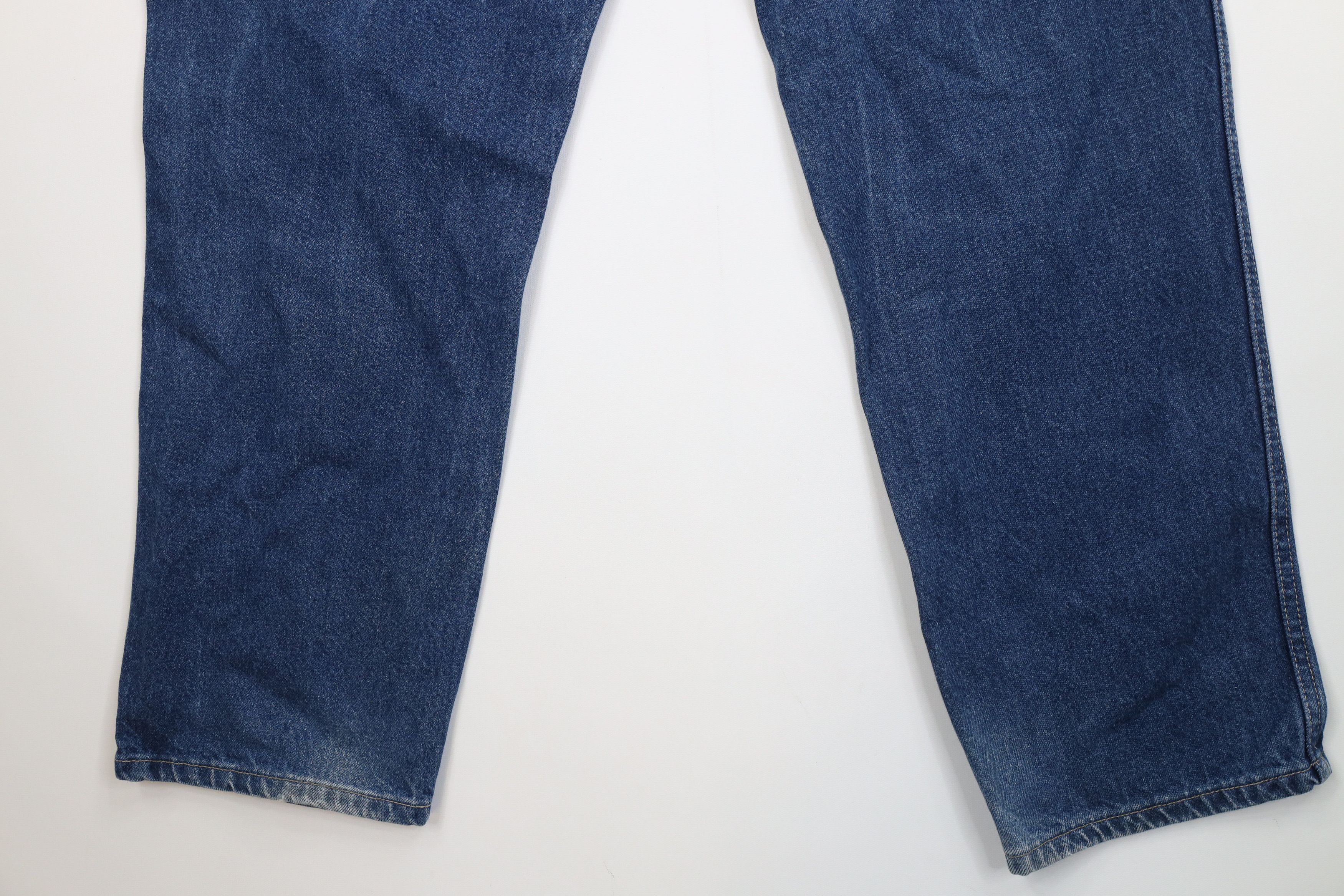 Dickies Vintage 90s Dickies Bootcut Denim Jeans Blue Cotton Workwear Size US 38 / EU 54 - 13 Thumbnail