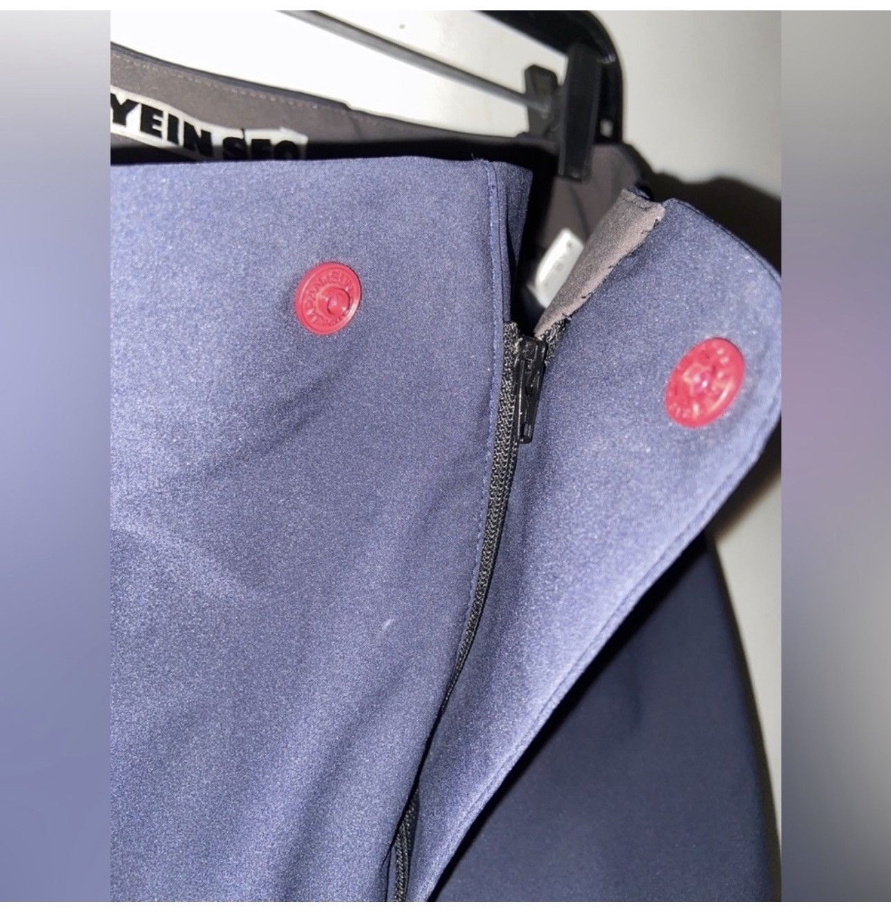 Hyein Seo Hyein Seo Navy Cropped Polyester Trousers size S NWT UNI​​ Size US 30 / EU 46 - 6 Thumbnail