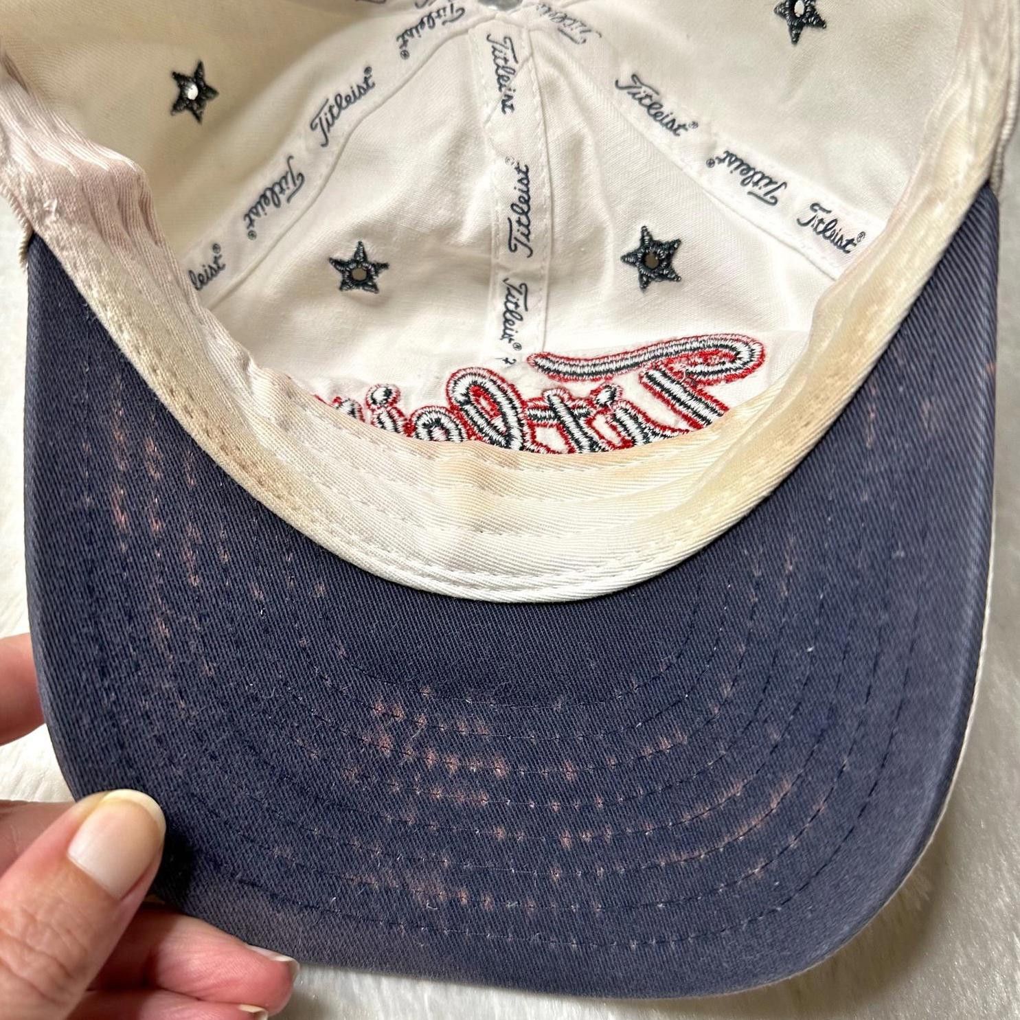 Titleist Titleist Golf Hat White Adjustable Embroidered Logo Cap Size ONE SIZE - 9 Thumbnail