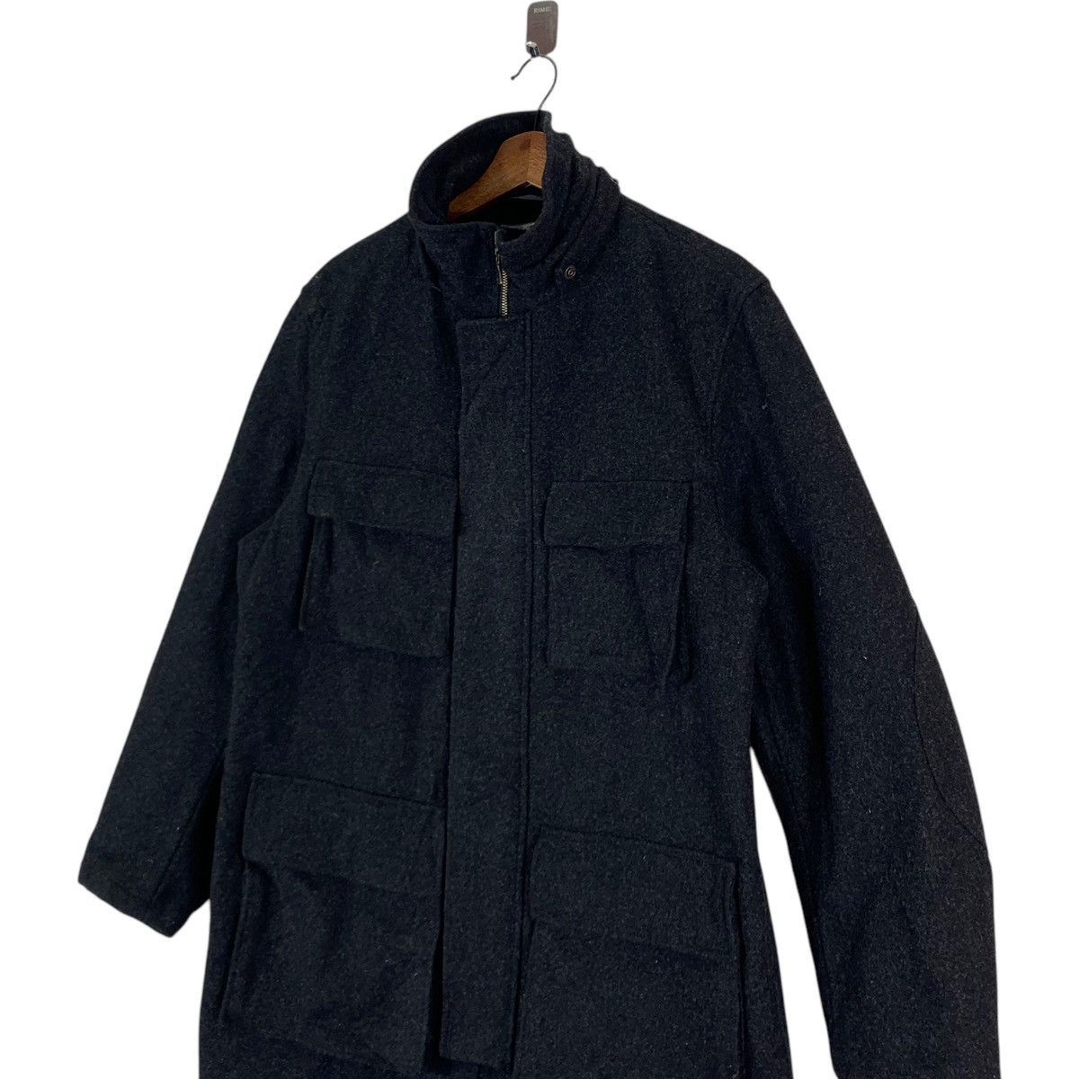 Issey Miyake × Tete Homme × Vintage VINTAGE DE PLUS TETE HOMME ISSEY MIYAKE WOOL JACKET Size US L / EU 52-54 / 3 - 5 Thumbnail