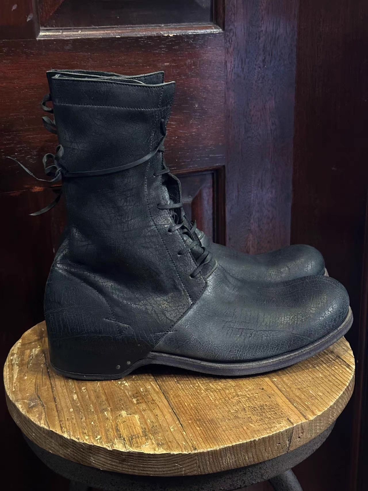 Individual Sentiments IS by Individual Sentiments 12FW Horsehide Strap Boots Ｑ25 Size US 8.5 / EU 41-42 - 2 Thumbnail