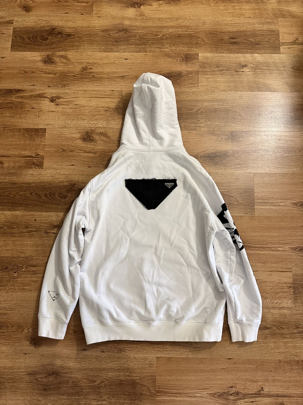 Prada PRADA RAF SIMONS WHITE HOODIE Size US M / EU 48-50 / 2 - 2 Thumbnail