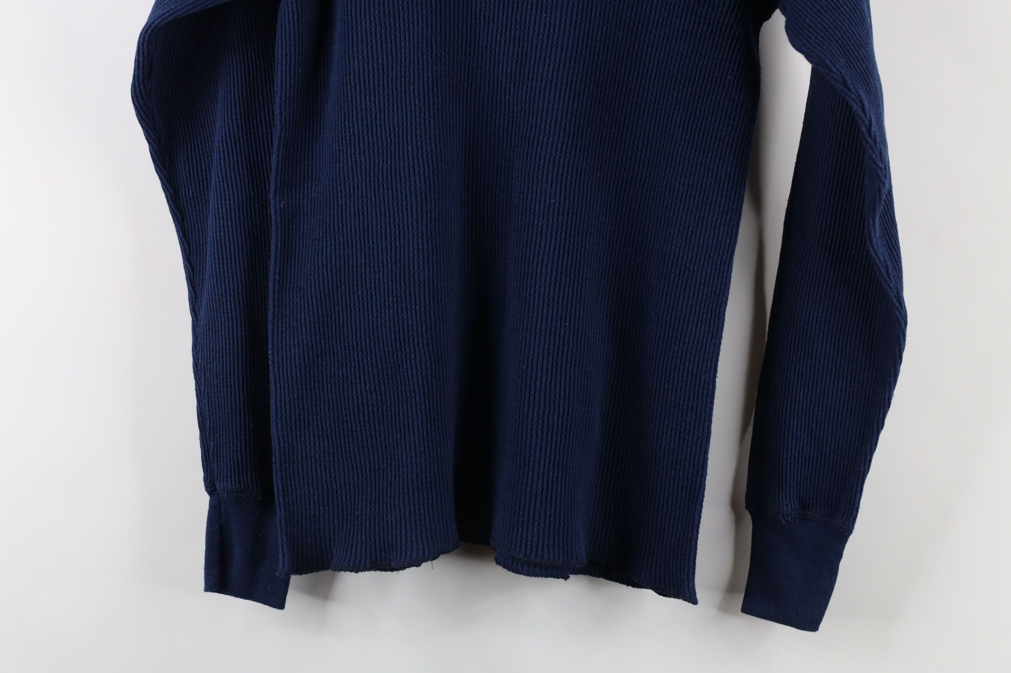 Vintage Vintage 90s Streetwear Waffle Knit Long Sleeve T-Shirt USA Size US M / EU 48-50 / 2 - 7 Thumbnail