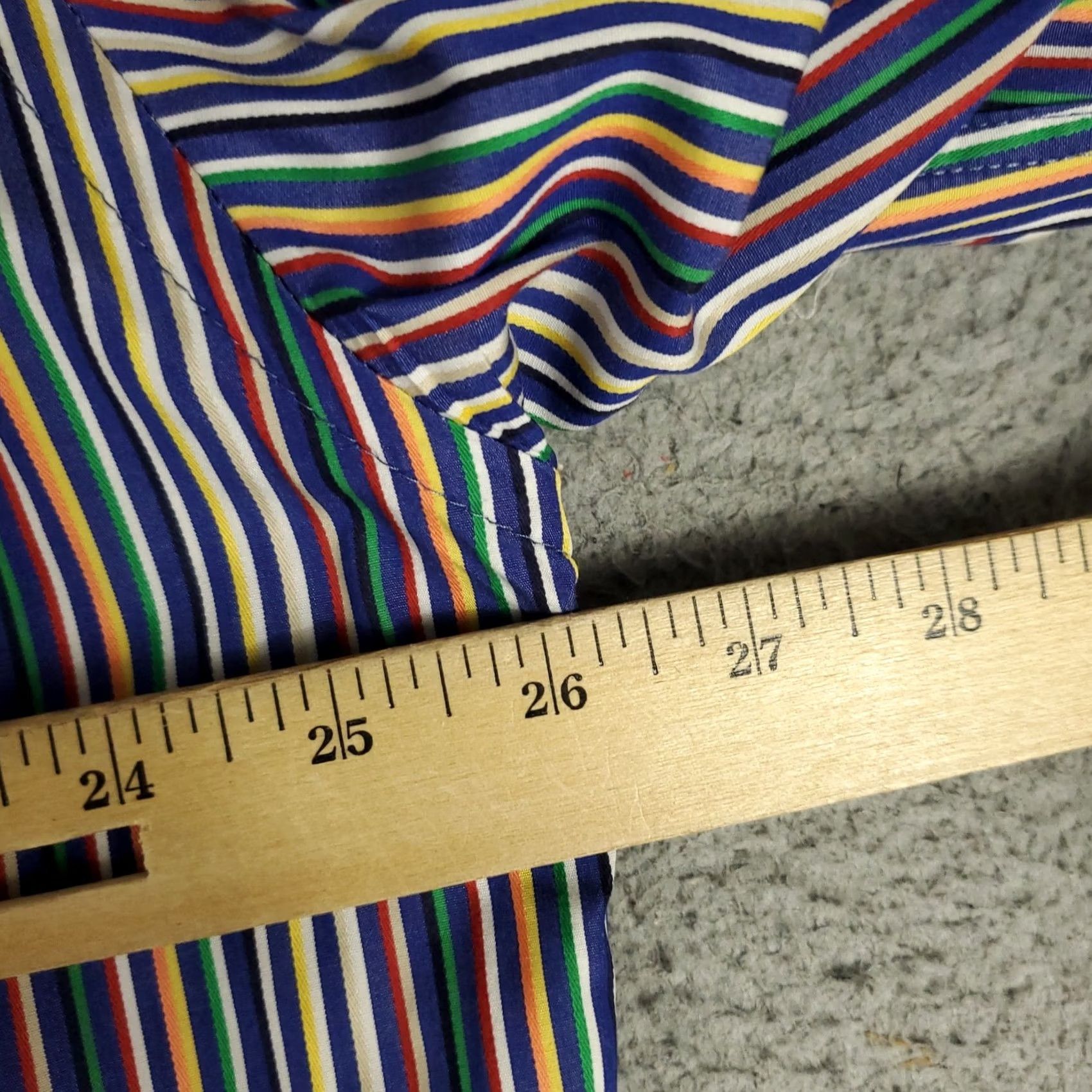 Faconnable Façonnable Shirt Mens 2XL Blue Striped Casual Button Up Long Sleeve Size US XXL / EU 58 / 5 - 5 Thumbnail
