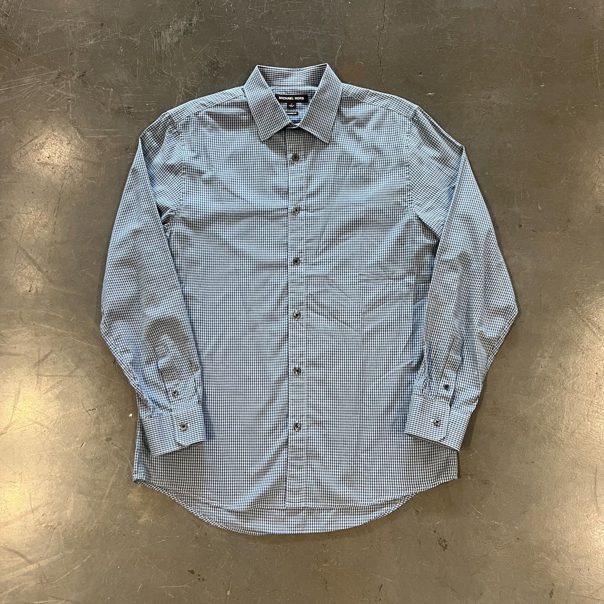 Michael Kors Michael Kors Checkered Button Up • M Size US M / EU 48-50 / 2 - 1 Thumbnail