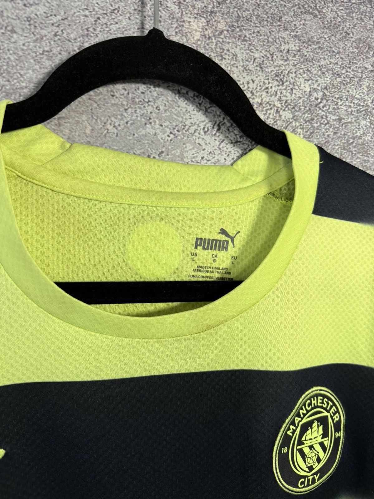 Puma × Vintage Vintage Manchester City 2022/23 Puma Jersey blokcore Size US L / EU 52-54 / 3 - 10 Thumbnail
