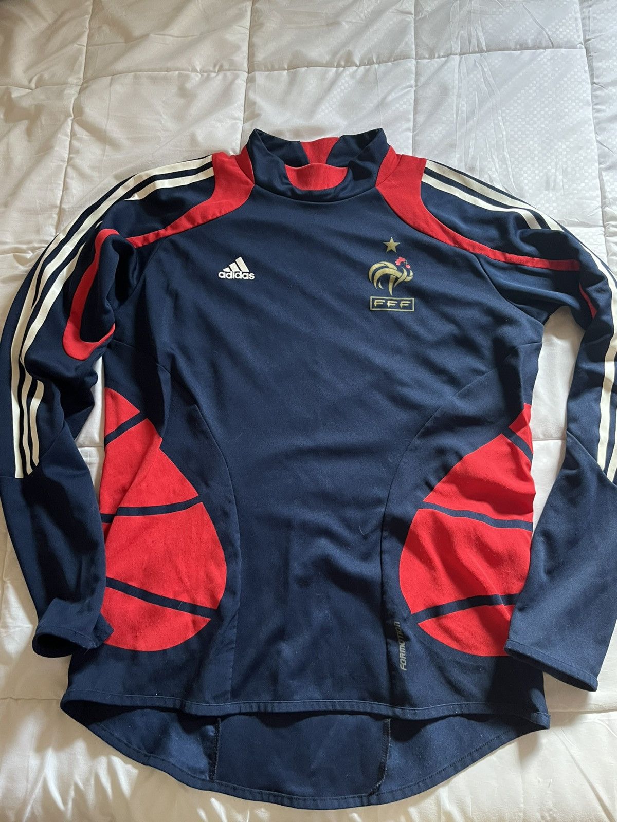 Vintage Adidas France 2008 soccer training top