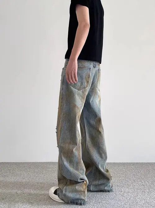 VIBE High street ripped Y2K hip hop baggy jeans Size US 32 / EU 48 - 3 Thumbnail
