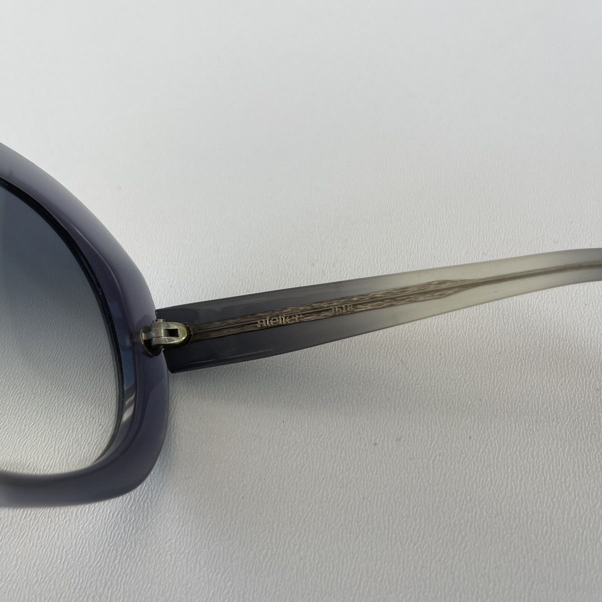 Frame Frame Atelier 3618 Vintage Oversized Sunglasses Grey/Blue Size ONE SIZE - 5 Thumbnail