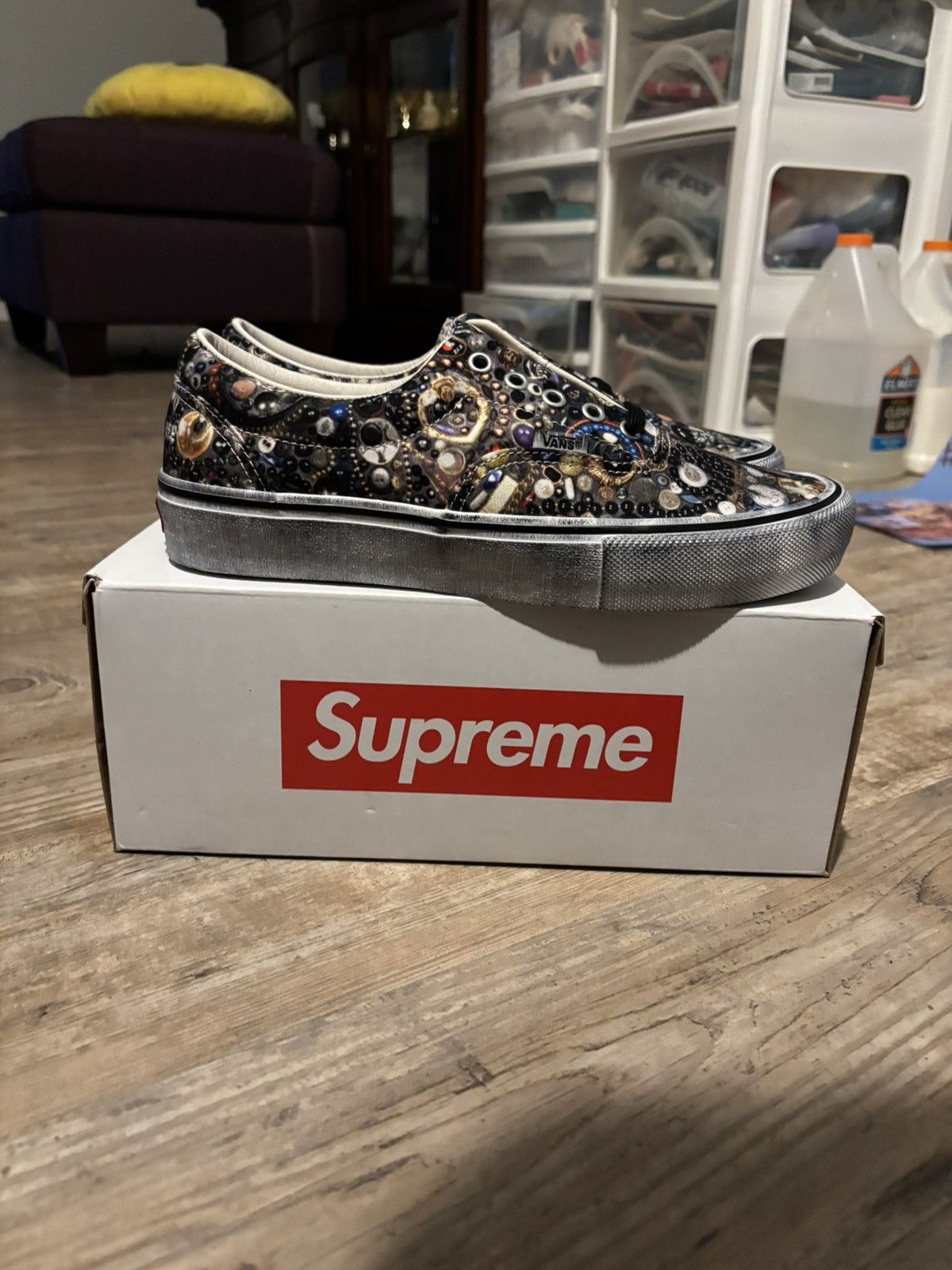 Supreme × Vans Supreme x Mike Kelly Vans (Blue) Size US 9 / EU 42 - 5 Thumbnail