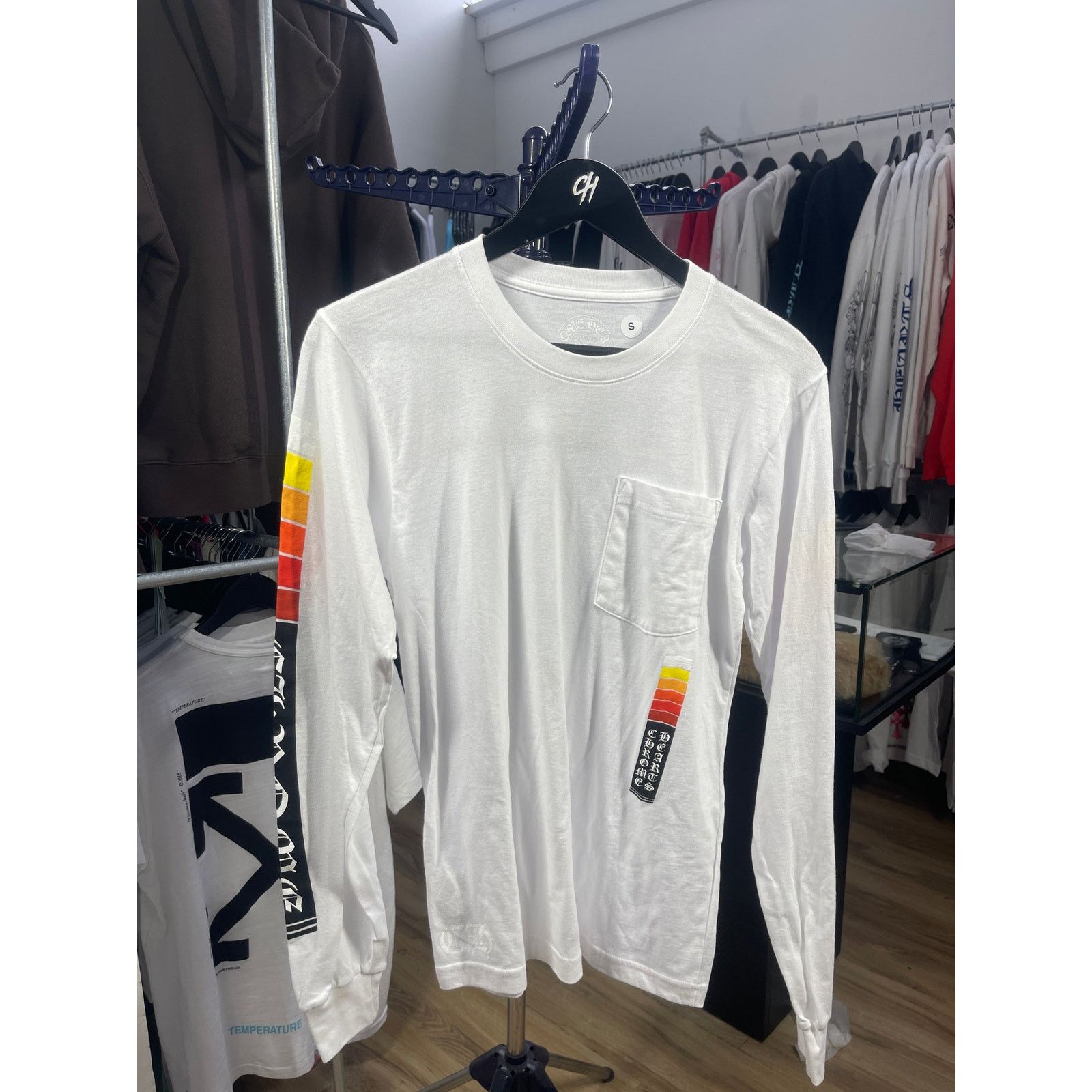 Chrome Hearts Chrome Hearts Boost Long Sleeve Shirt White - Small Size US S / EU 44-46 / 1 - 1 Thumbnail