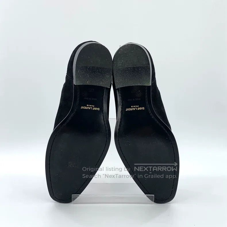 Saint Laurent Paris Saint Laurent Paris Black Round Toe Suede Casual Short Boo Size US 8.5 / EU 41-42 - 5 Thumbnail