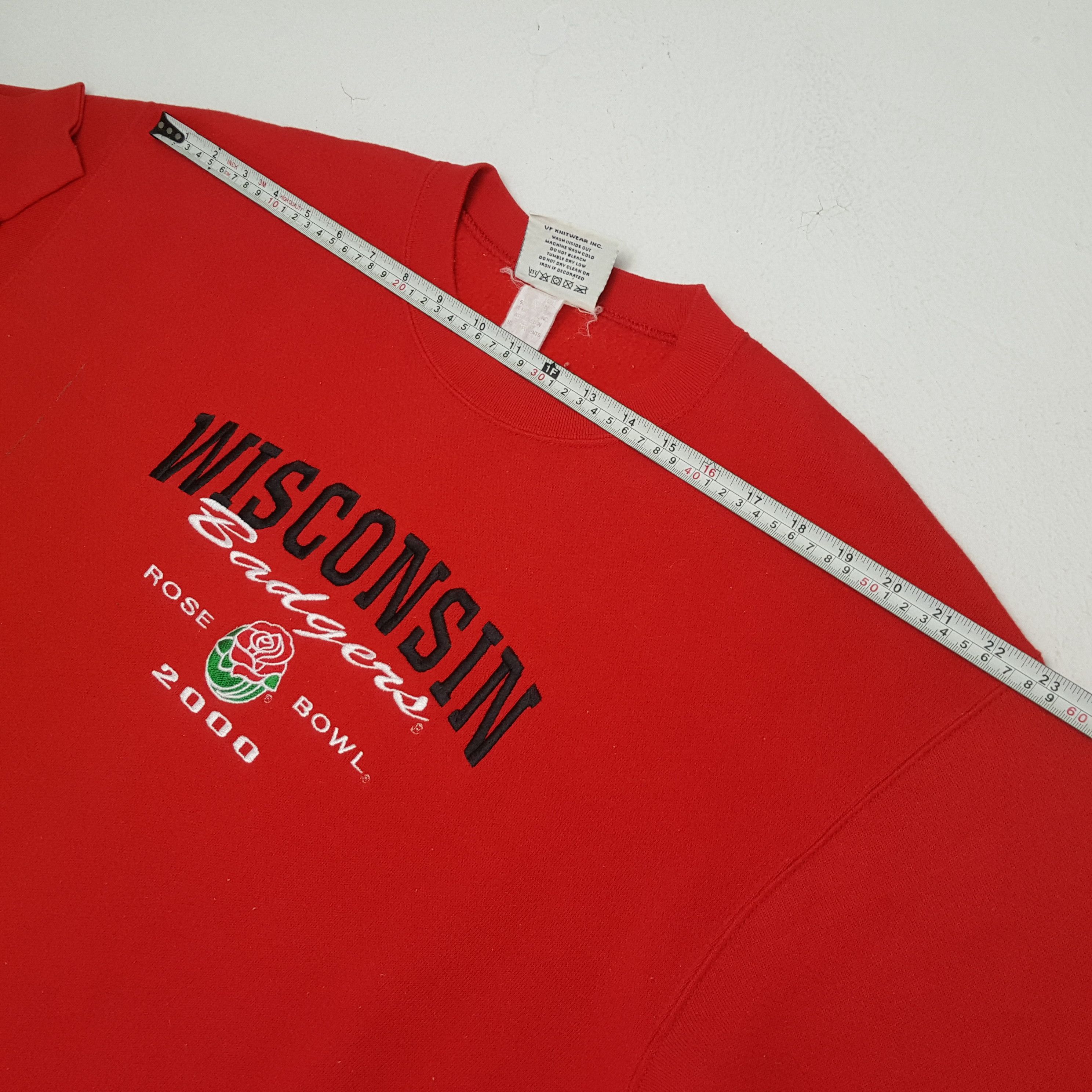 NFL × Vintage Vintage WISCONSIN BADGERS American Football Team Sweatshirts Size US L / EU 52-54 / 3 - 4 Thumbnail