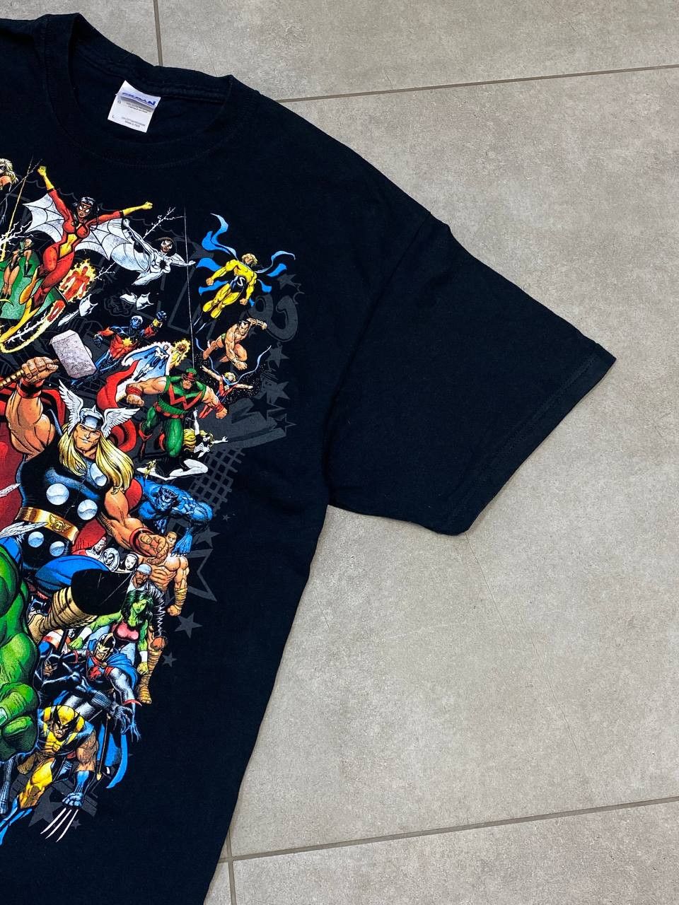 Marvel Comics Vintage Marvel 2000s All Heroes Avengers Print T-Shirt Size US L / EU 52-54 / 3 - 6 Thumbnail