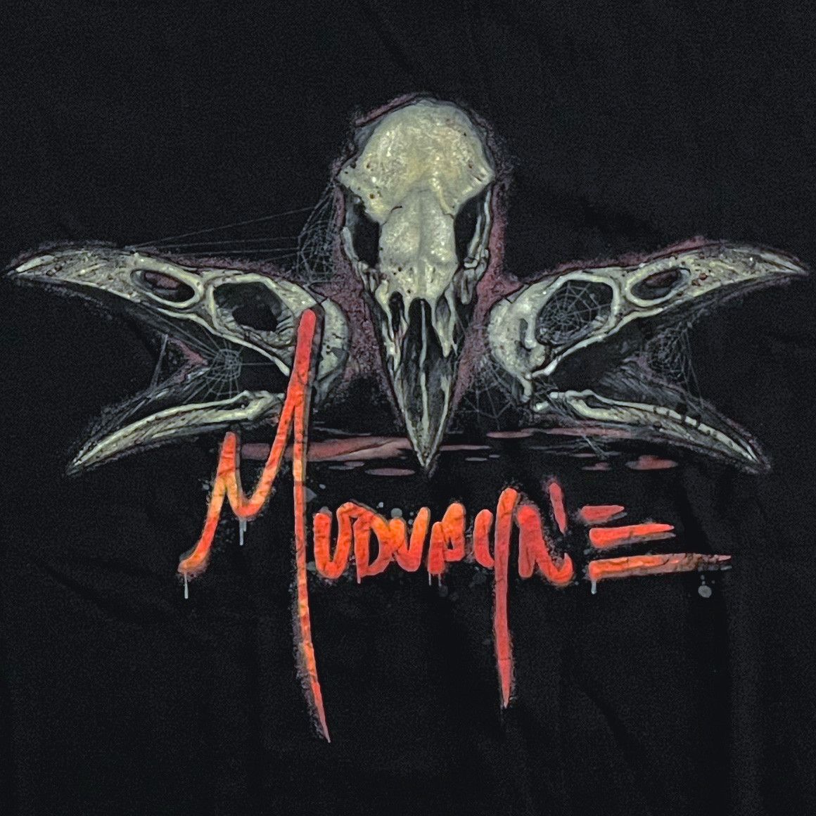 Vintage Vintage Mudvayne Crow Tri-Skull w/ Logo Back 03 Size US L / EU 52-54 / 3 - 3 Thumbnail