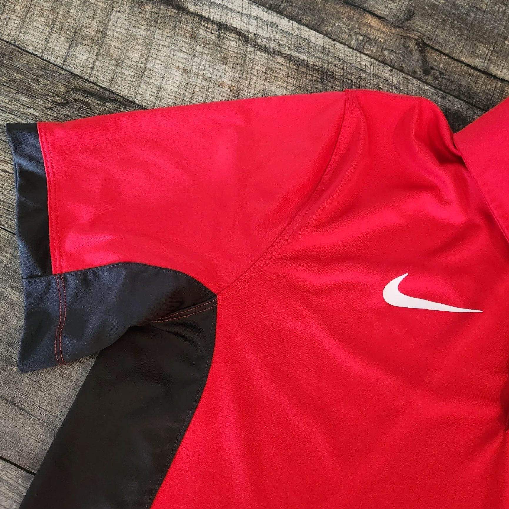 Nike Nike Ohio State Polo Shirt Mens L Red Gray Color Block Dri-Fit Performance Size US L / EU 52-54 / 3 - 5 Thumbnail