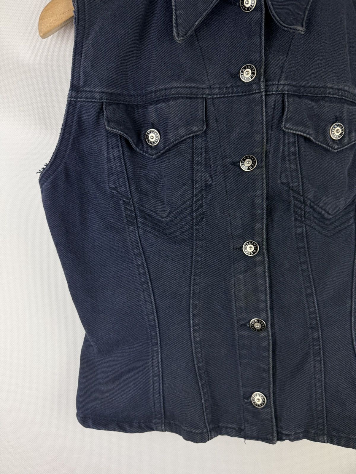 Jean Paul Gaultier JPG Jean Paul Gaultier 22 Drill Vintage 90s Vest Waistcoat Size M / US 6-8 / IT 42-44 - 7 Thumbnail