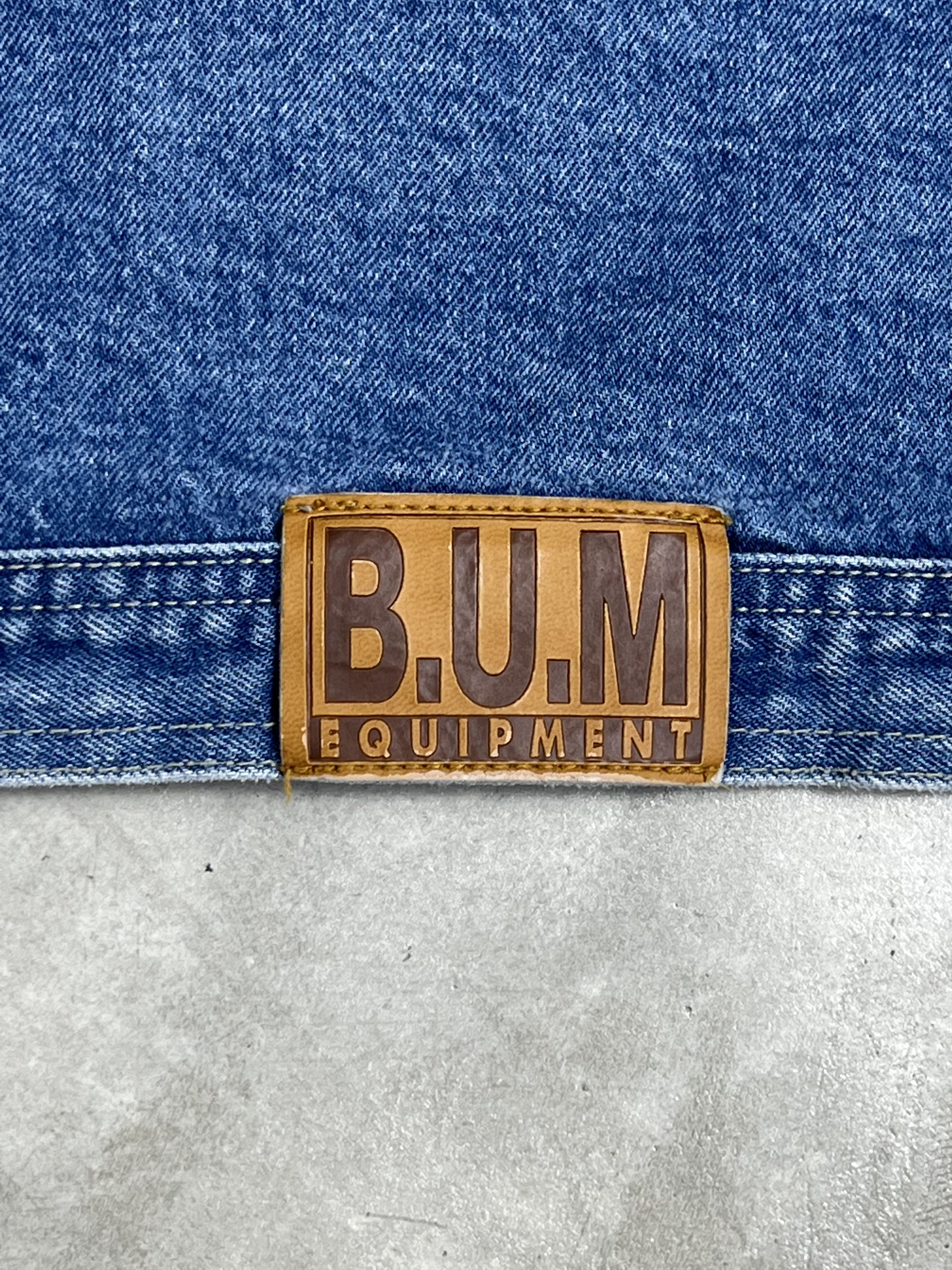 B.U.M Equipment Vintage B.U.M. Equipment Sleeveless Denim Jacket (XL) JK255 Size US XL / EU 56 / 4 - 3 Thumbnail