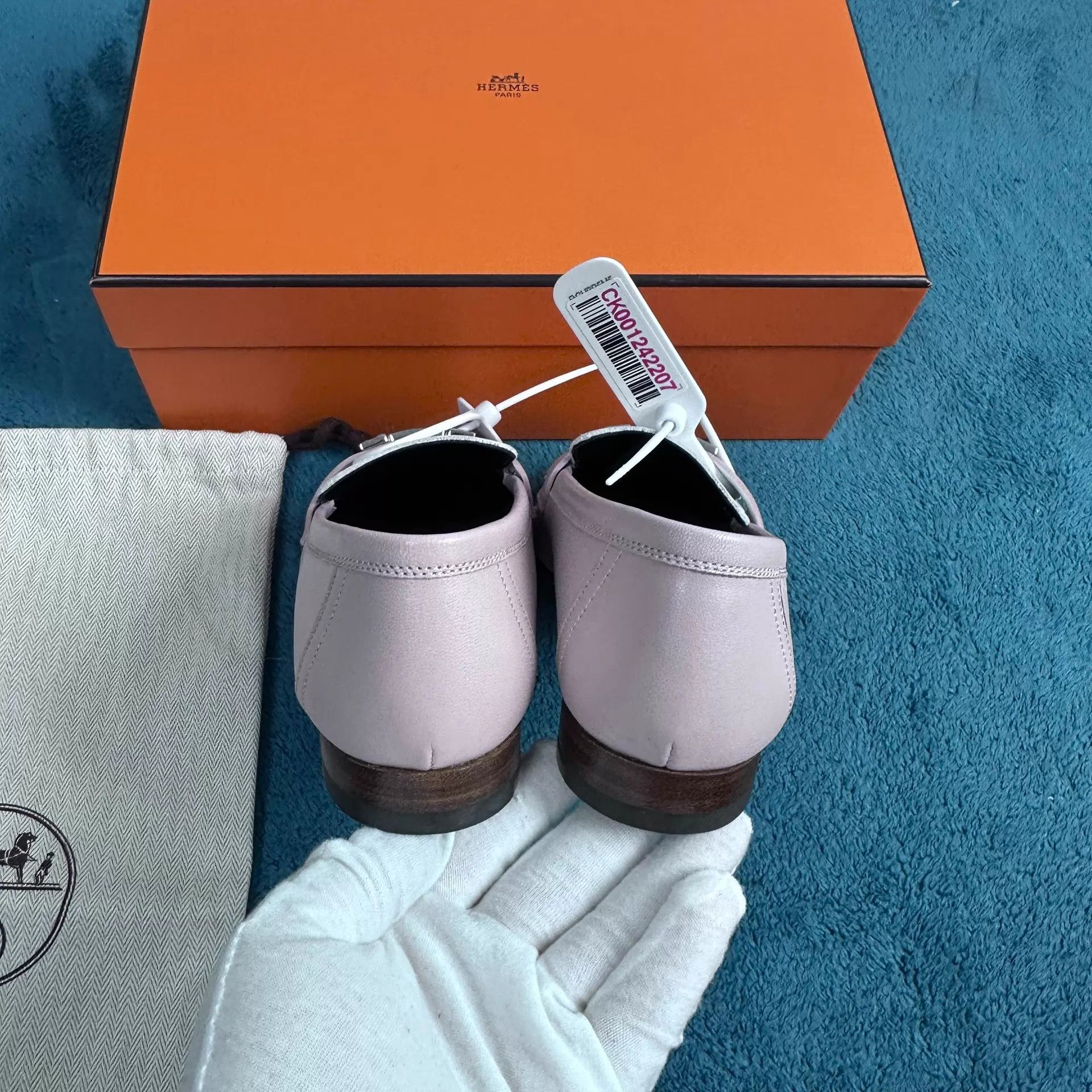 Hermes Hermès Royal Calfskin Loafer Pink 35 EU Size US 4.5 / IT 34.5 - 4 Thumbnail