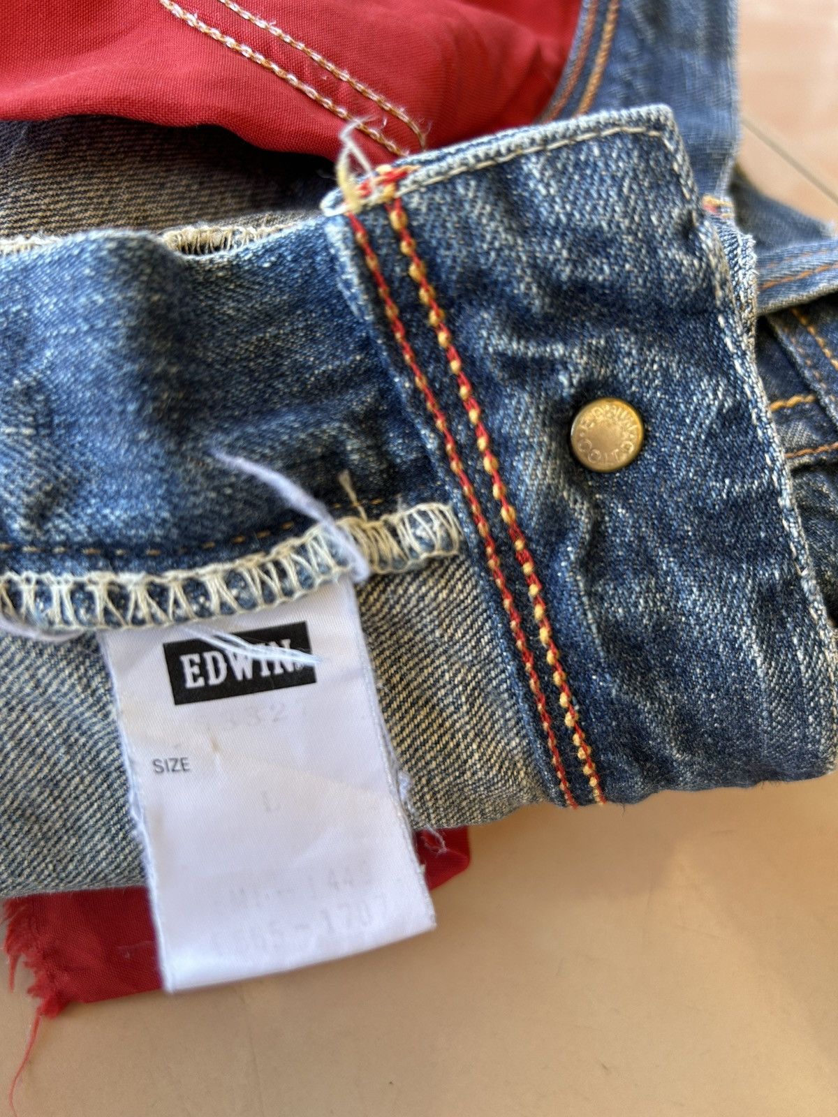 Edwin Edwin Buckle Back Boot Cut Flare Jean Size US 34 / EU 50 - 10 Thumbnail