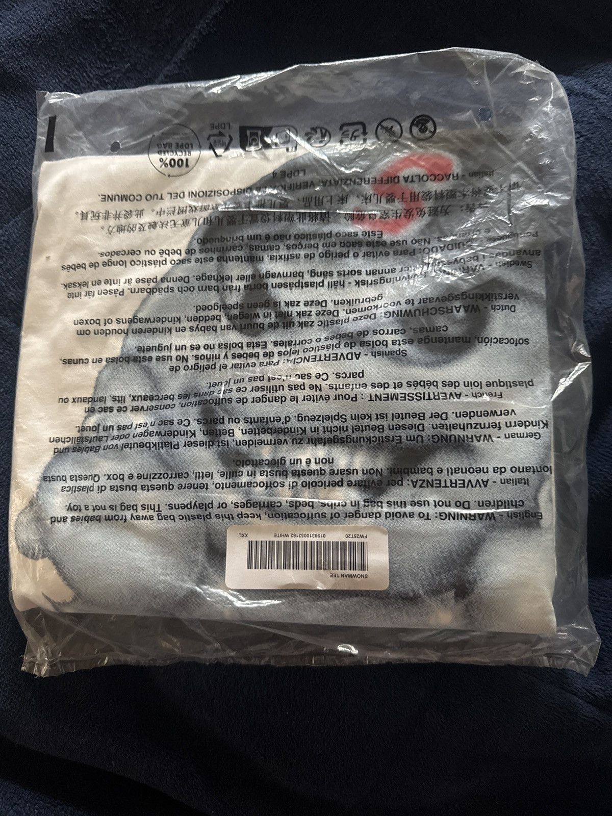 Supreme Supreme Snowman Tee Size US XXL / EU 58 / 5 - 3 Thumbnail