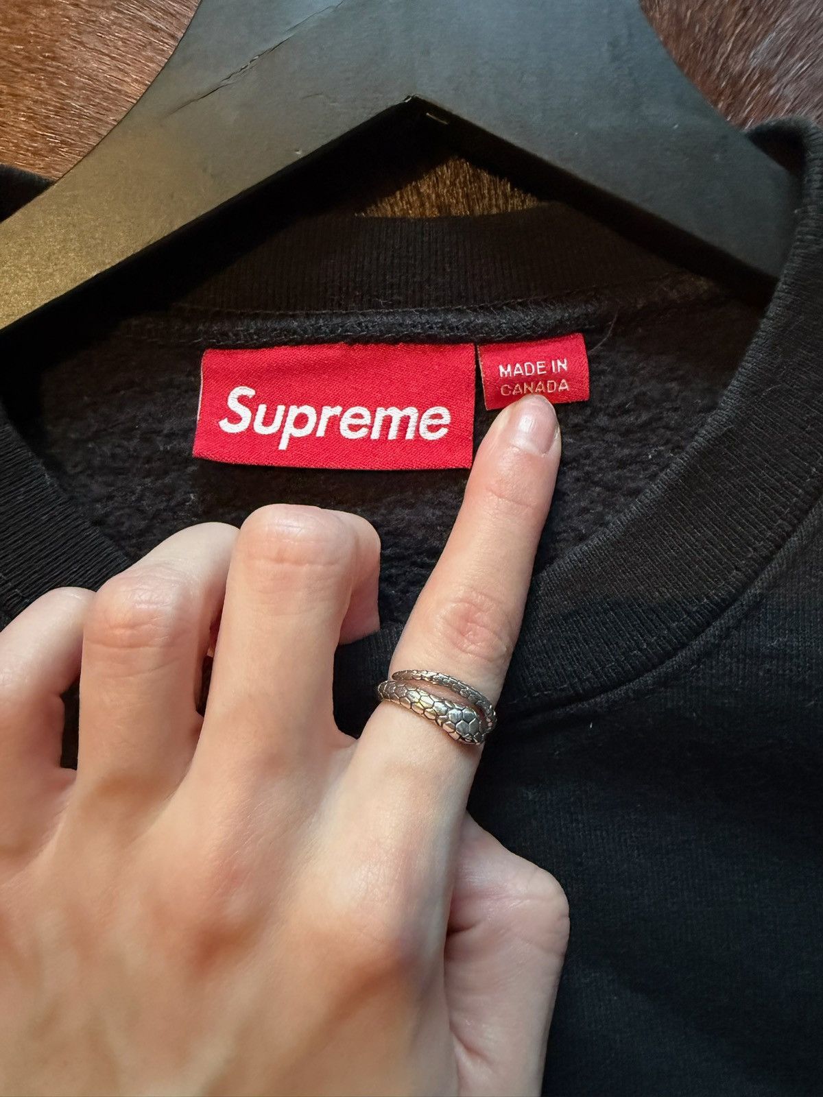 Supreme Small box crewneck fw25 Size US M / EU 48-50 / 2 - 4 Thumbnail