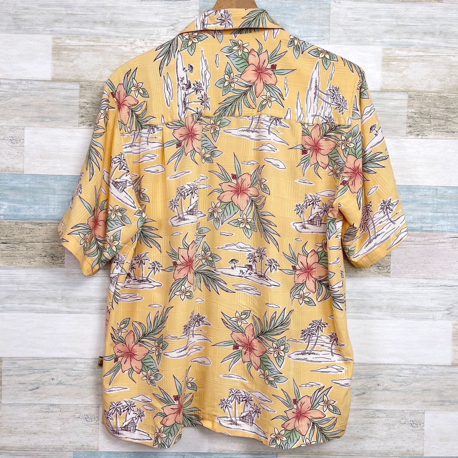 Other Joe Marlin Hawaiian Camp Shirt Tropical Floral Mens Large Size US L / EU 52-54 / 3 - 3 Thumbnail