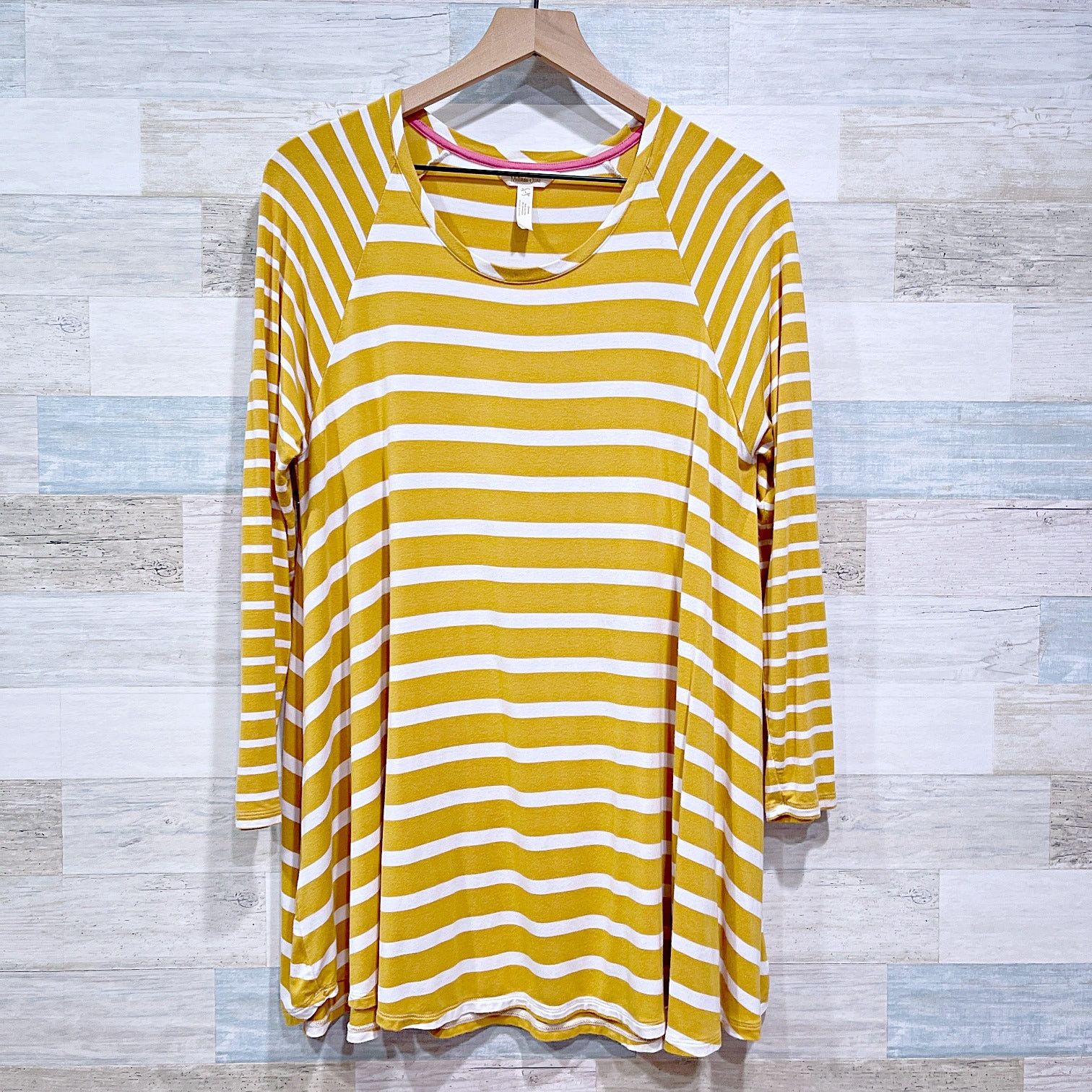 Other Matilda Jane Jersey Tunic Top Yellow Stripe Womens Large Size L / US 10 / IT 46 - 1 Thumbnail