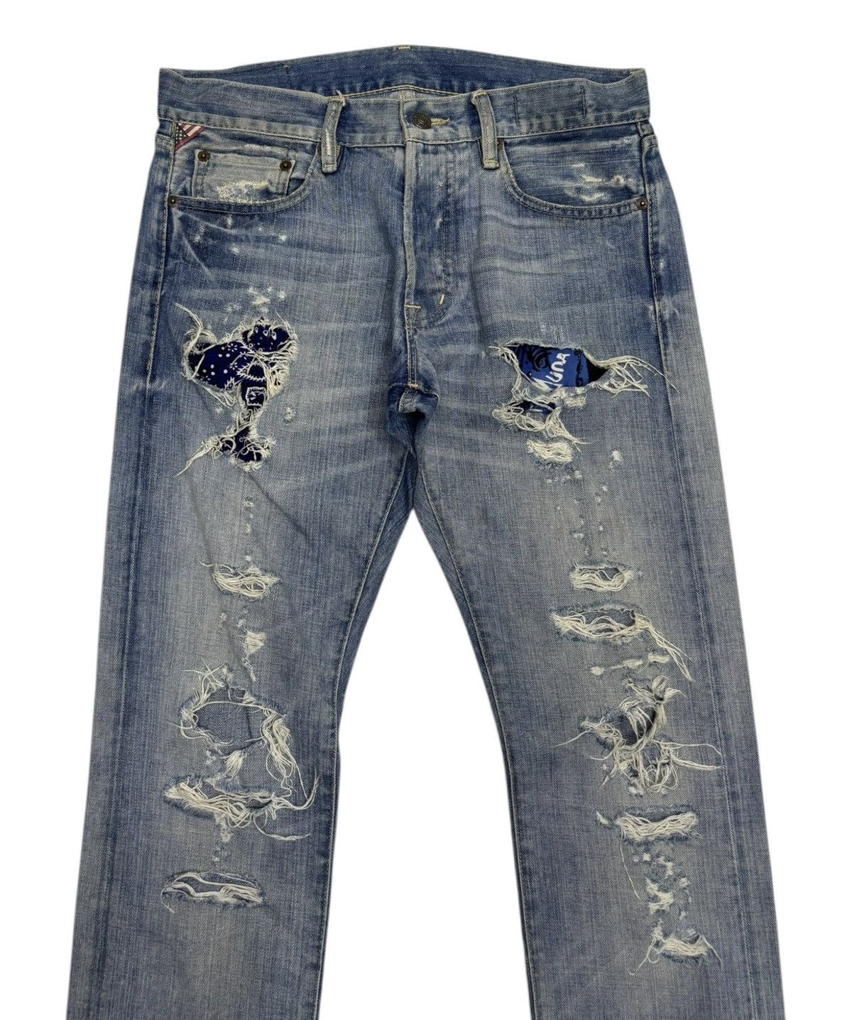 Denim & Supply Ralph Lauren 🔥DENIM SUPPLY RALPH LAUREN RIPPED DISTRESSED DENIM JEANS Size US 32 / EU 48 - 2 Thumbnail