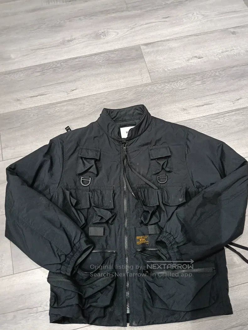 Wtaps Wtaps Black multi-pocket coat Size US M / EU 48-50 / 2 - 1 Thumbnail